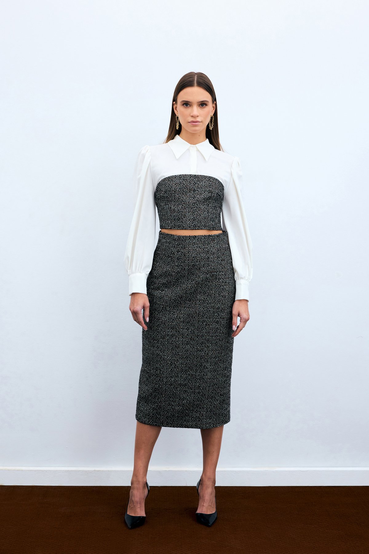 Tüvit Kalem Etek - Kahve