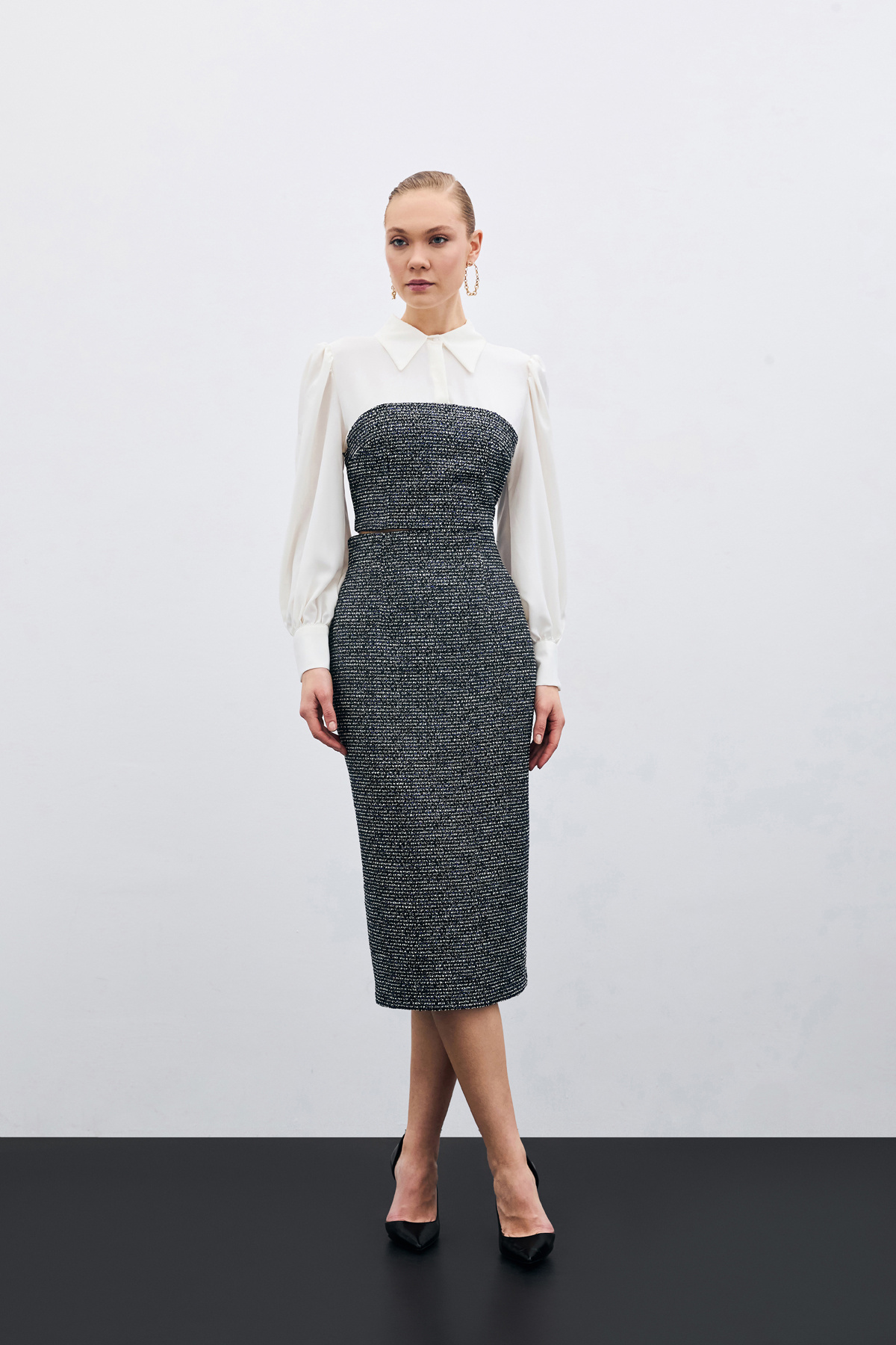 Tüvit Kalem Etek - Sax Mavi