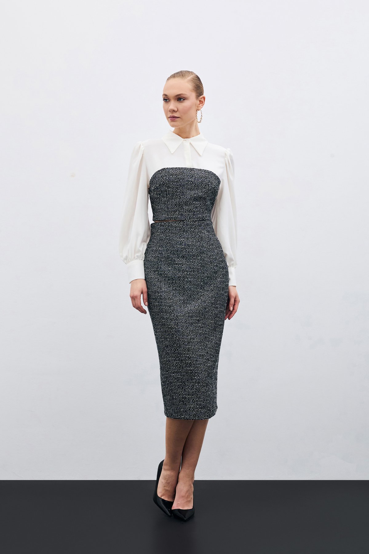 Tüvit Kalem Etek - Sax Mavi