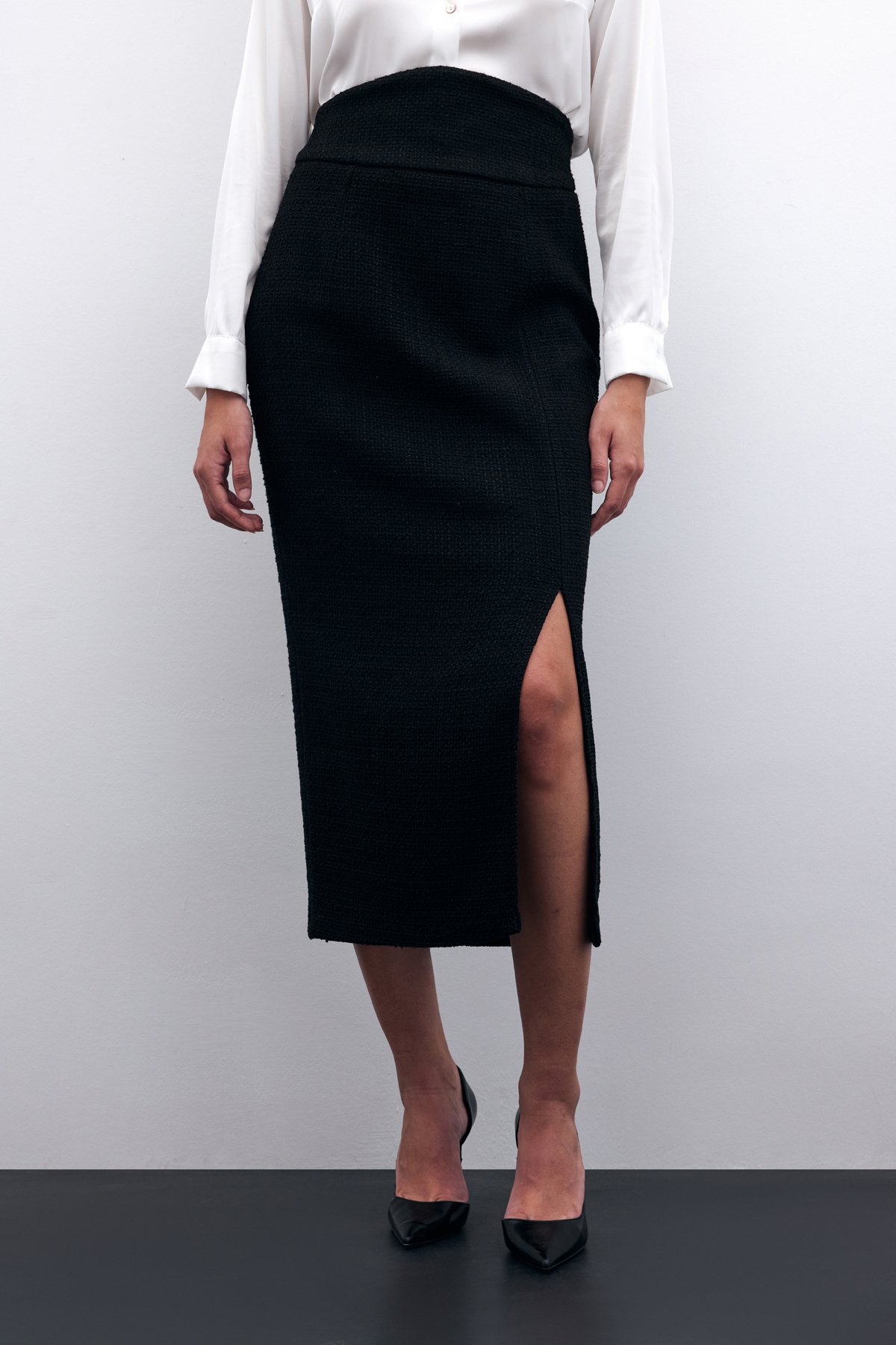 Tüvit Kalem Etek - Siyah