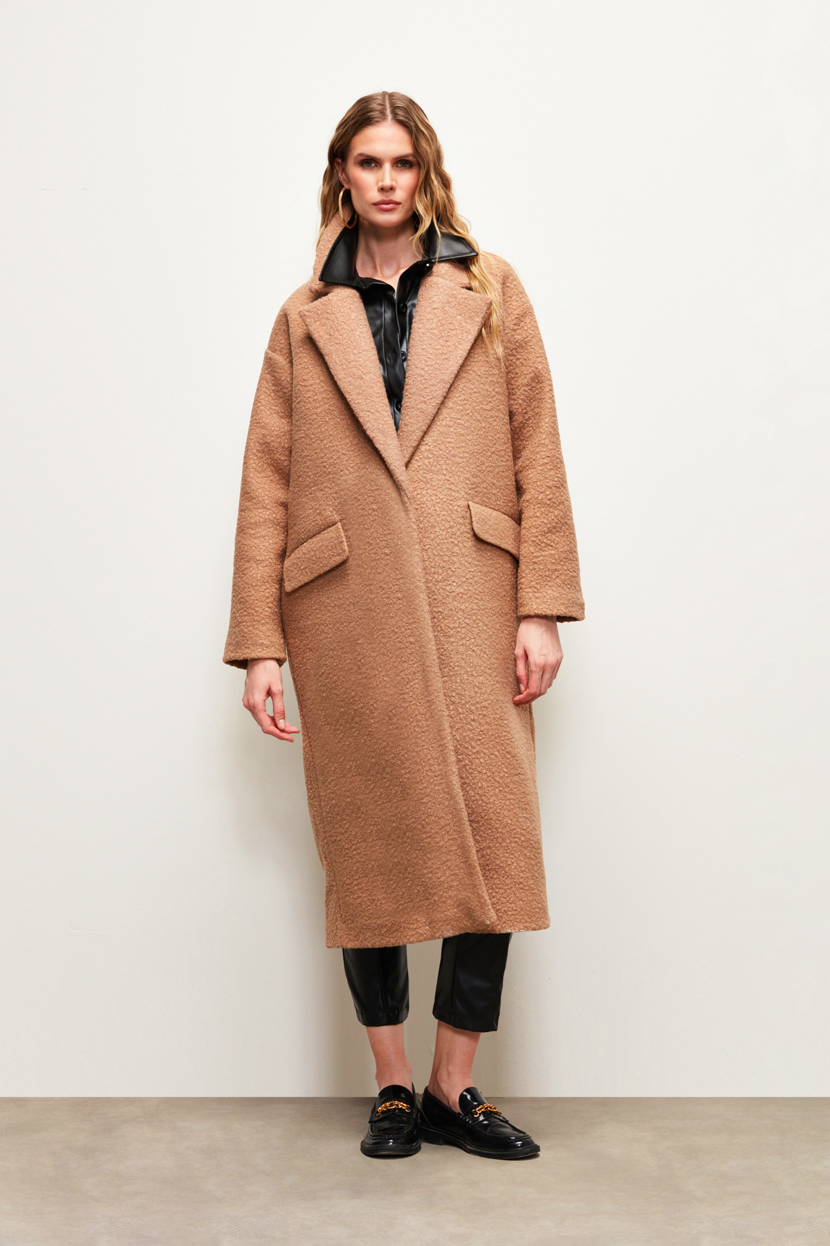 Uzun Buklet Kaban - CAMEL