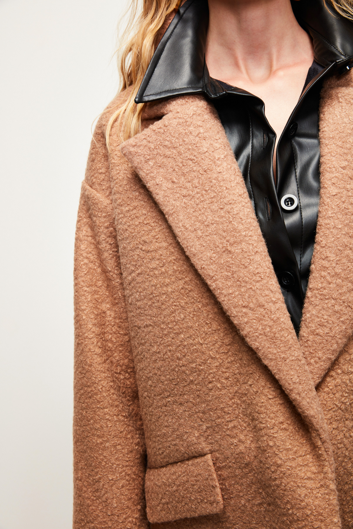 Uzun Buklet Kaban - CAMEL