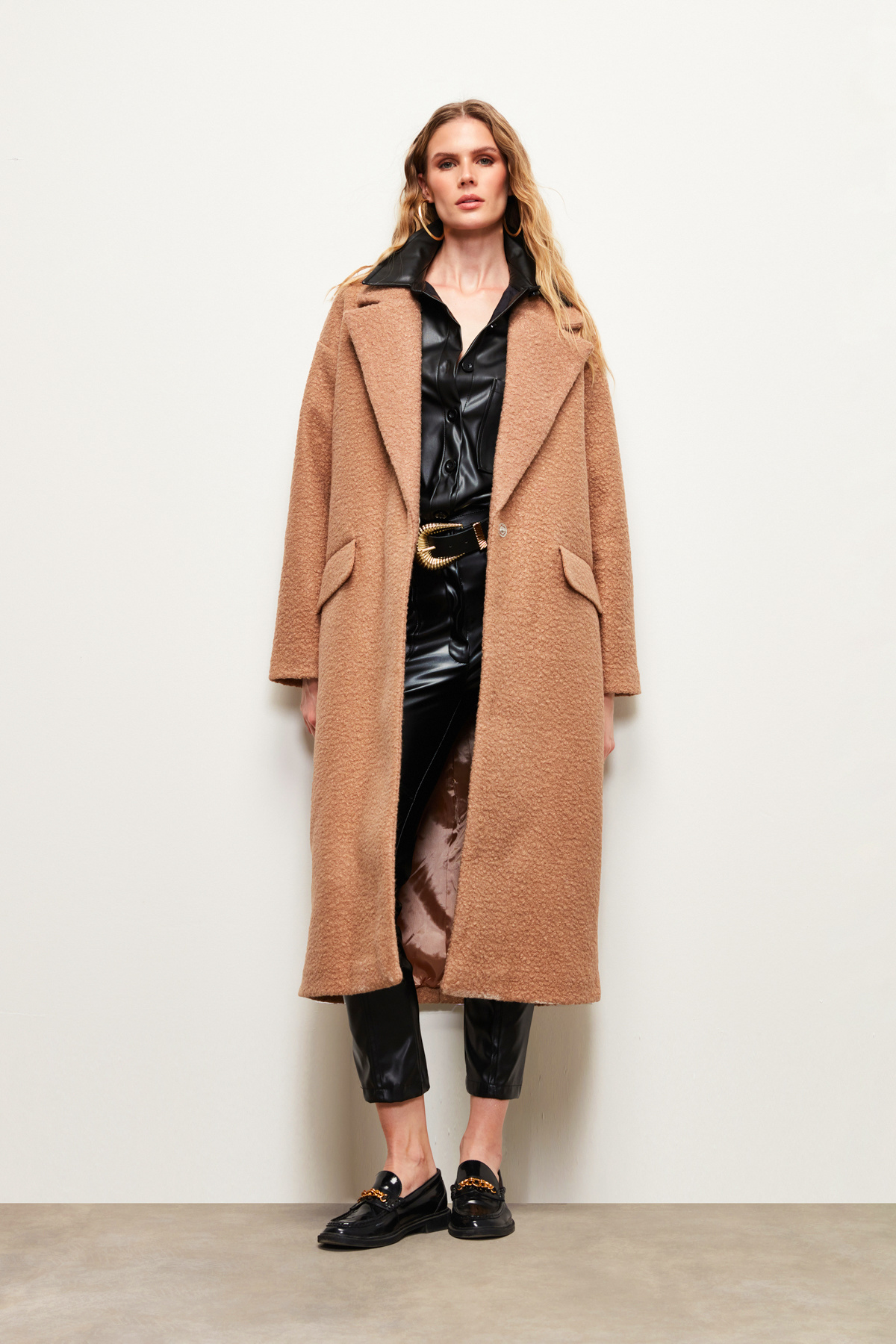 Uzun Buklet Kaban - CAMEL