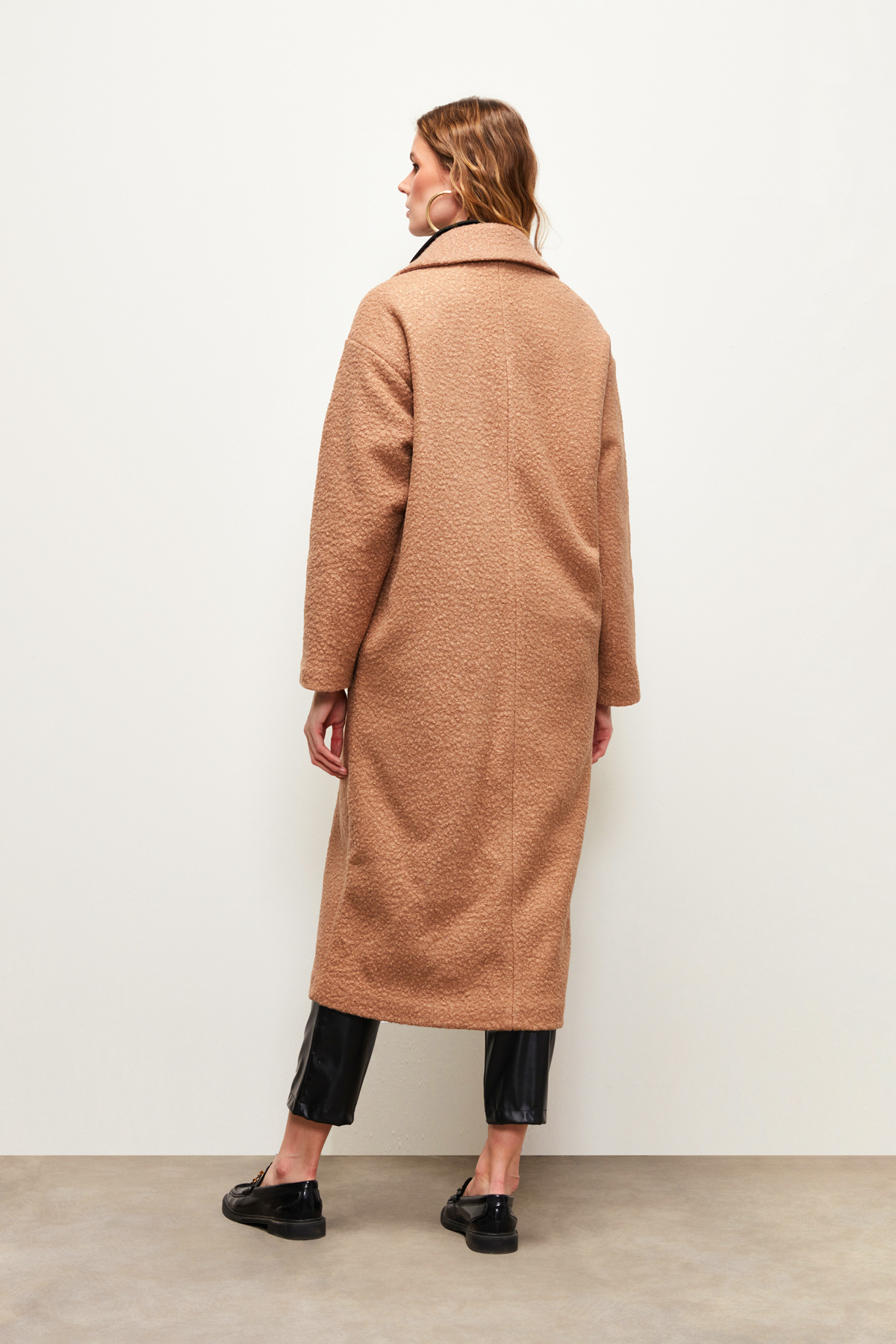 Uzun Buklet Kaban - CAMEL