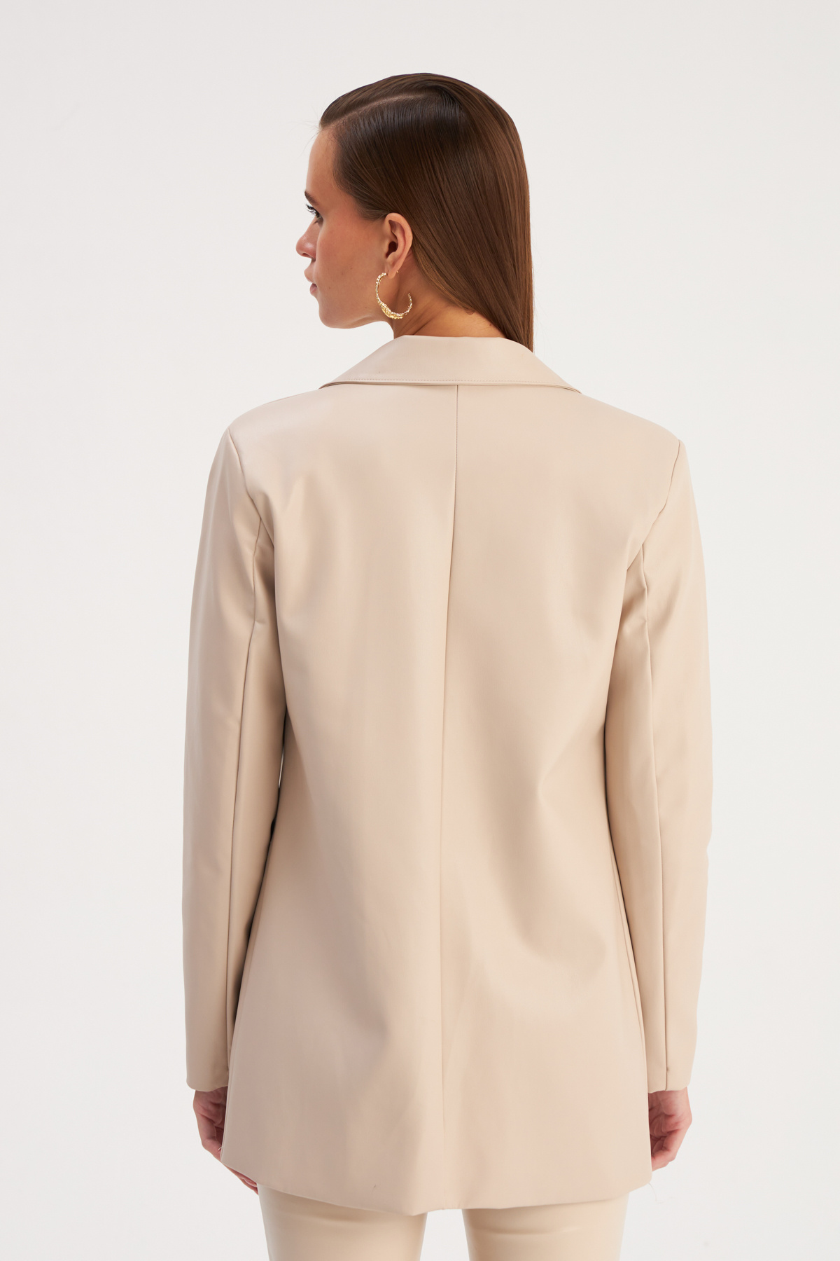 Vatkalı Deri Ceket - TAŞ