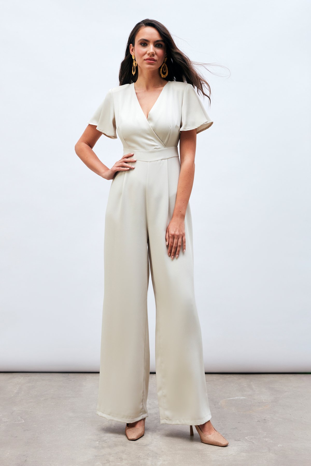 Volan Kol Detaylı Salaş Tulum - TAŞ