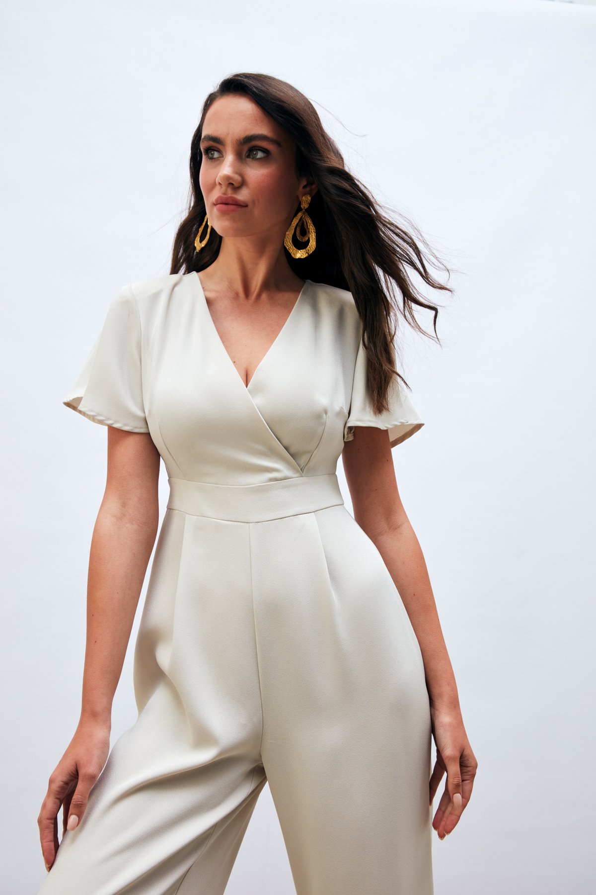 Volan Kol Detaylı Salaş Tulum - TAŞ