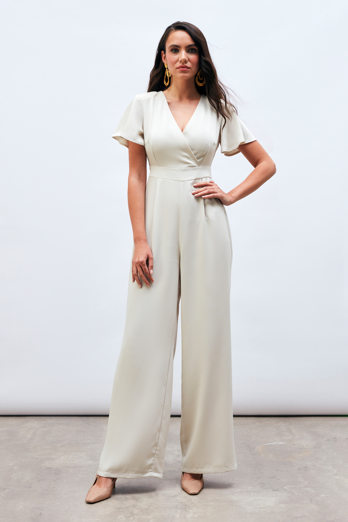 Volan Kol Detaylı Salaş Tulum - TAŞ