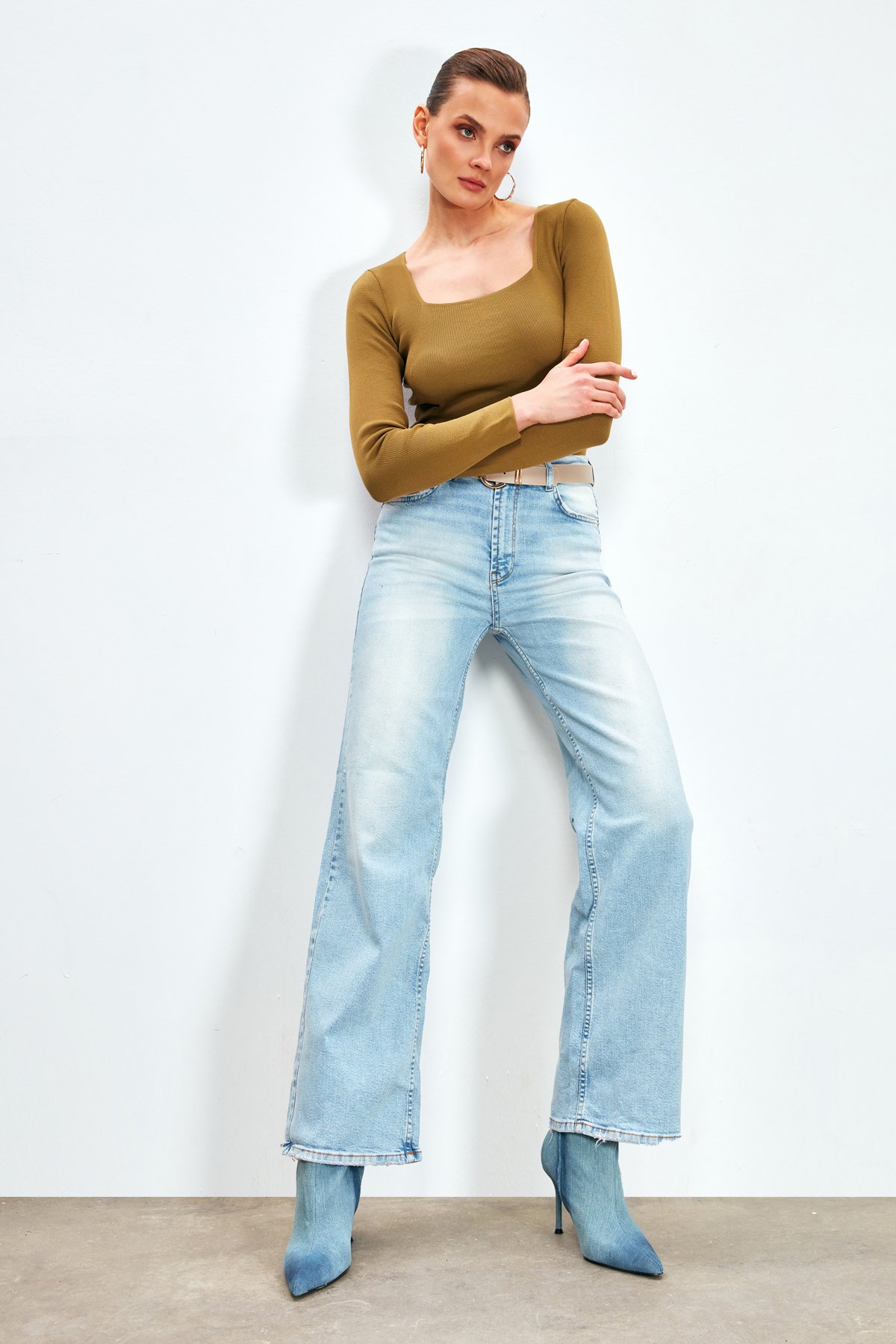 Wide leg jeans - BLUES