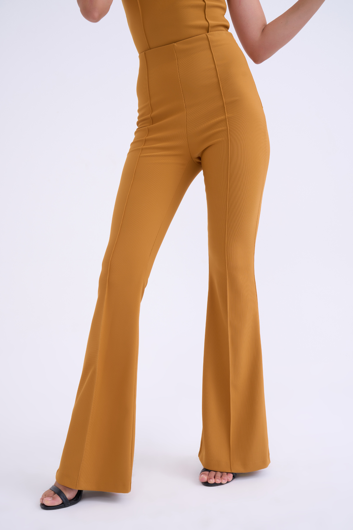 Wide leg  nervür pantolon - HARDAL