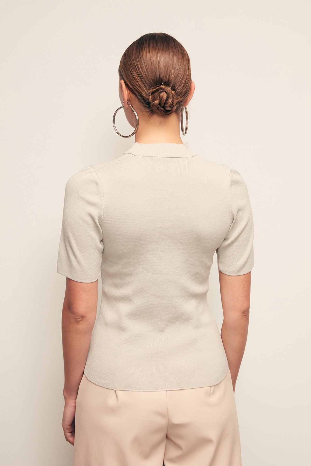 Yarım Balıkçı Triko - GRİ