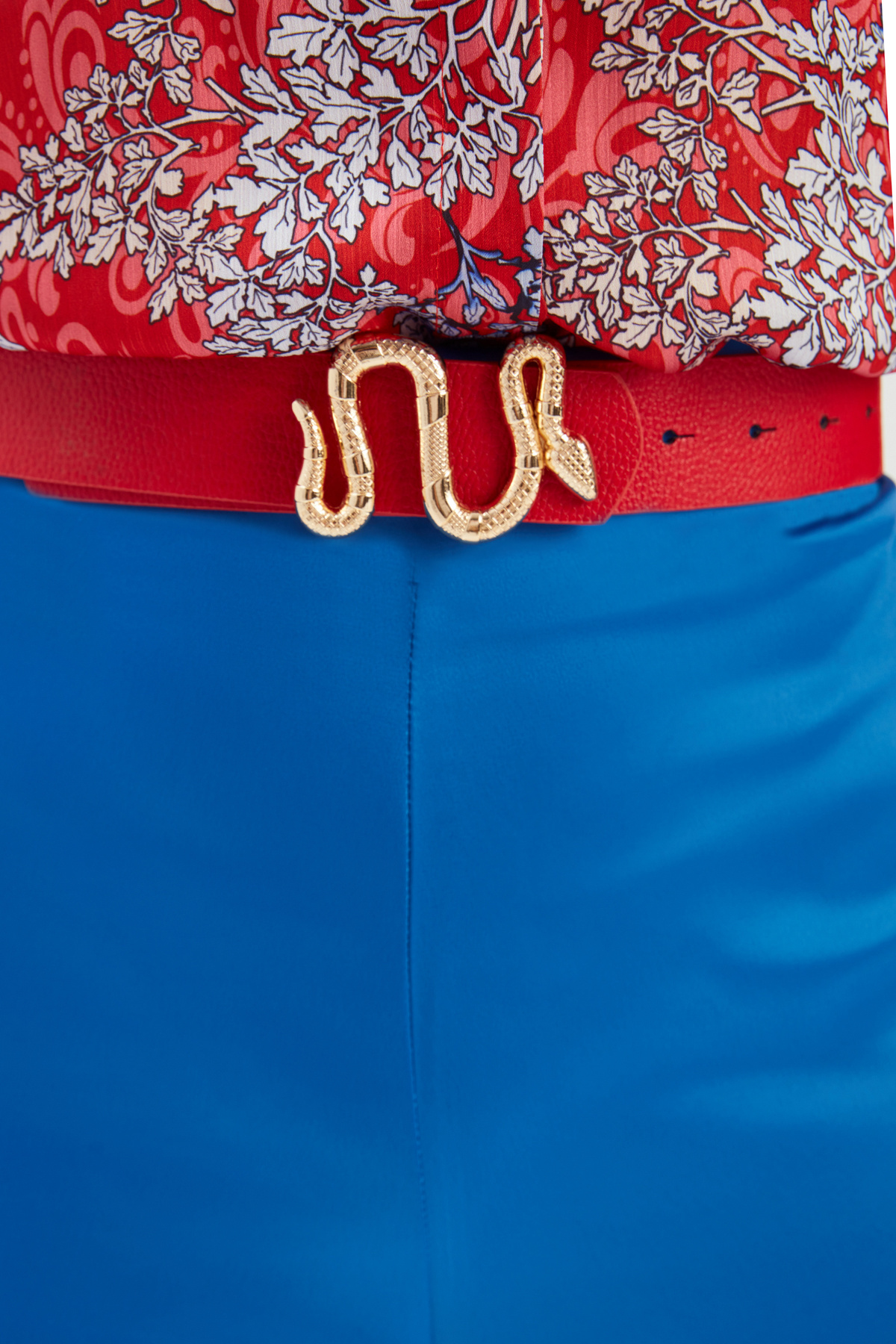 Snake Accessory Belt - RED