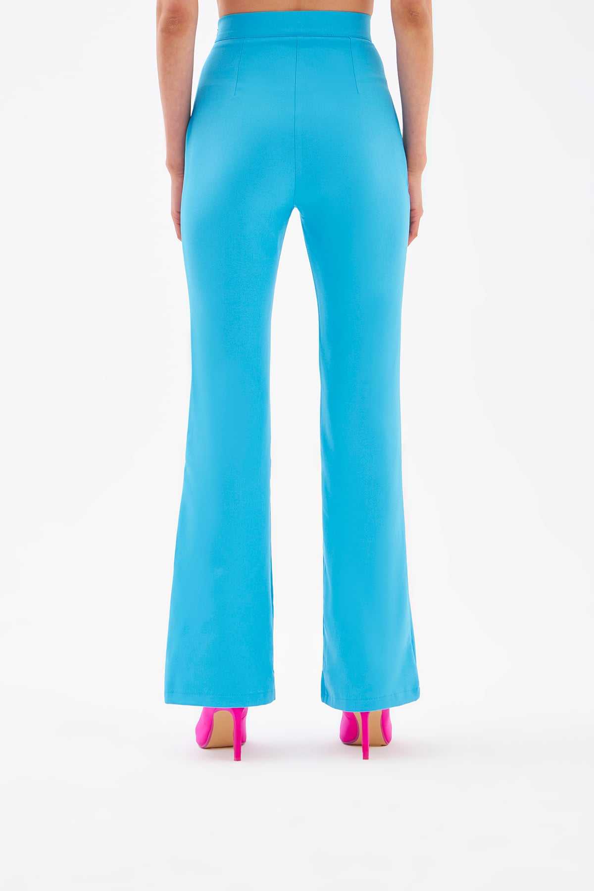 Spanish trousers with slit detail - BEBE BLUE