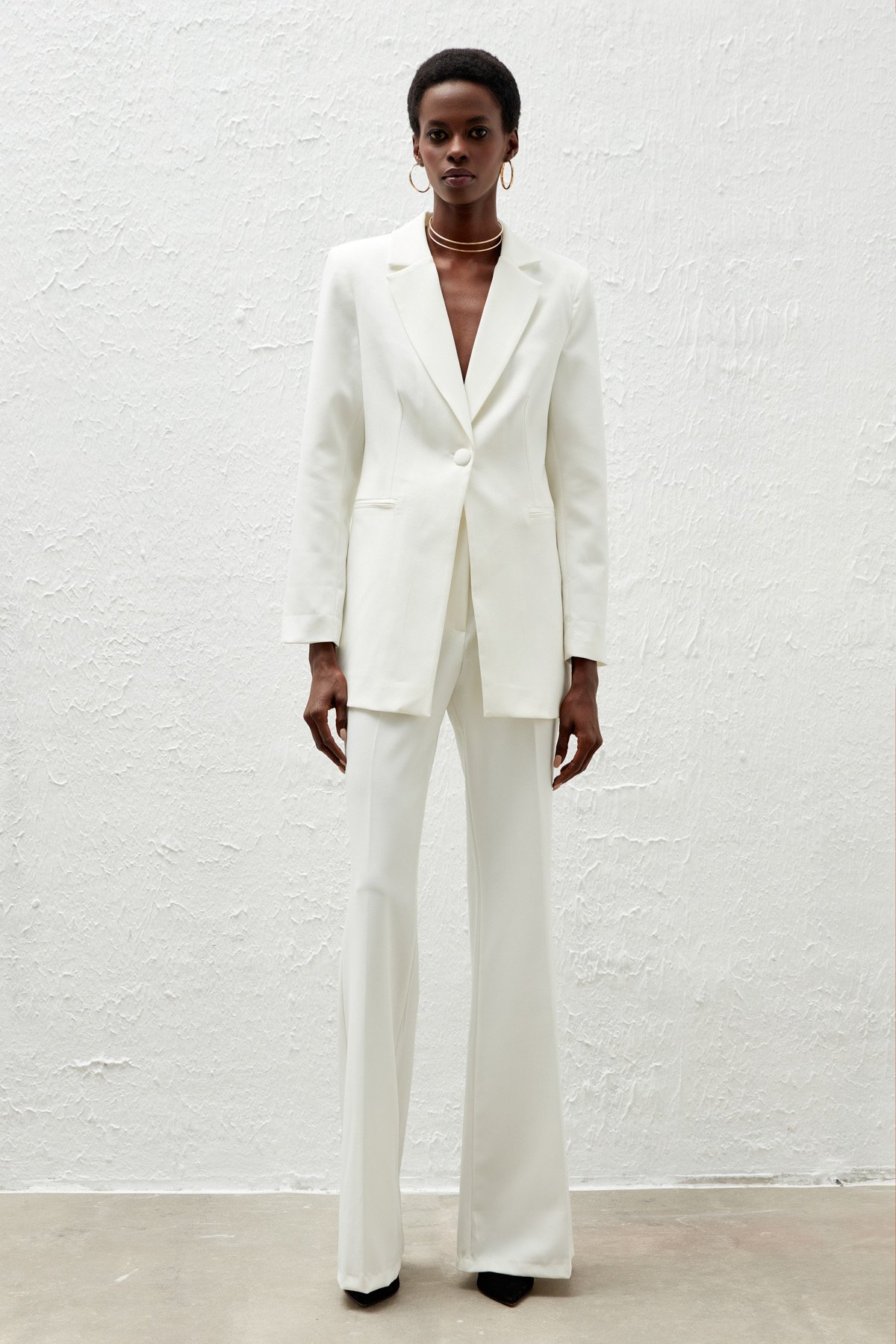 Yüksek Bel Pantolon - EKRU