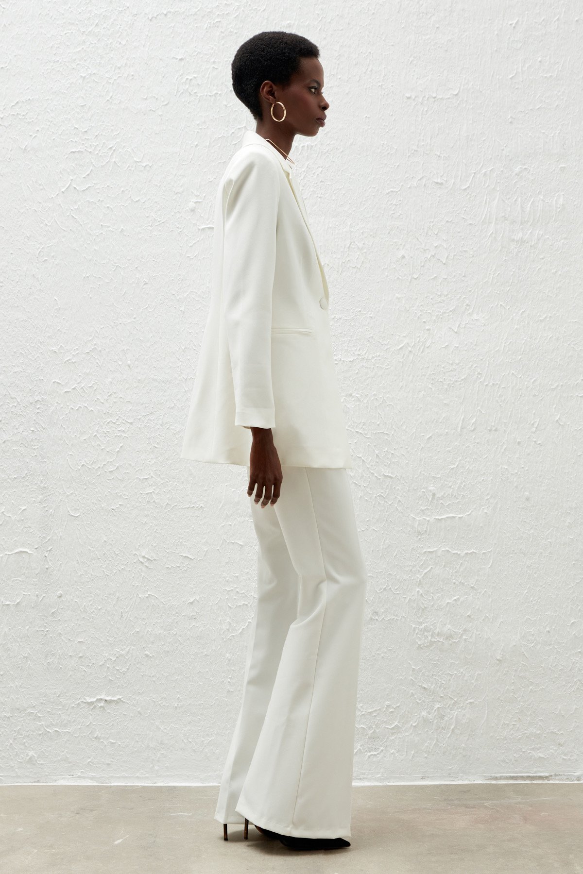 Yüksek Bel Pantolon - EKRU