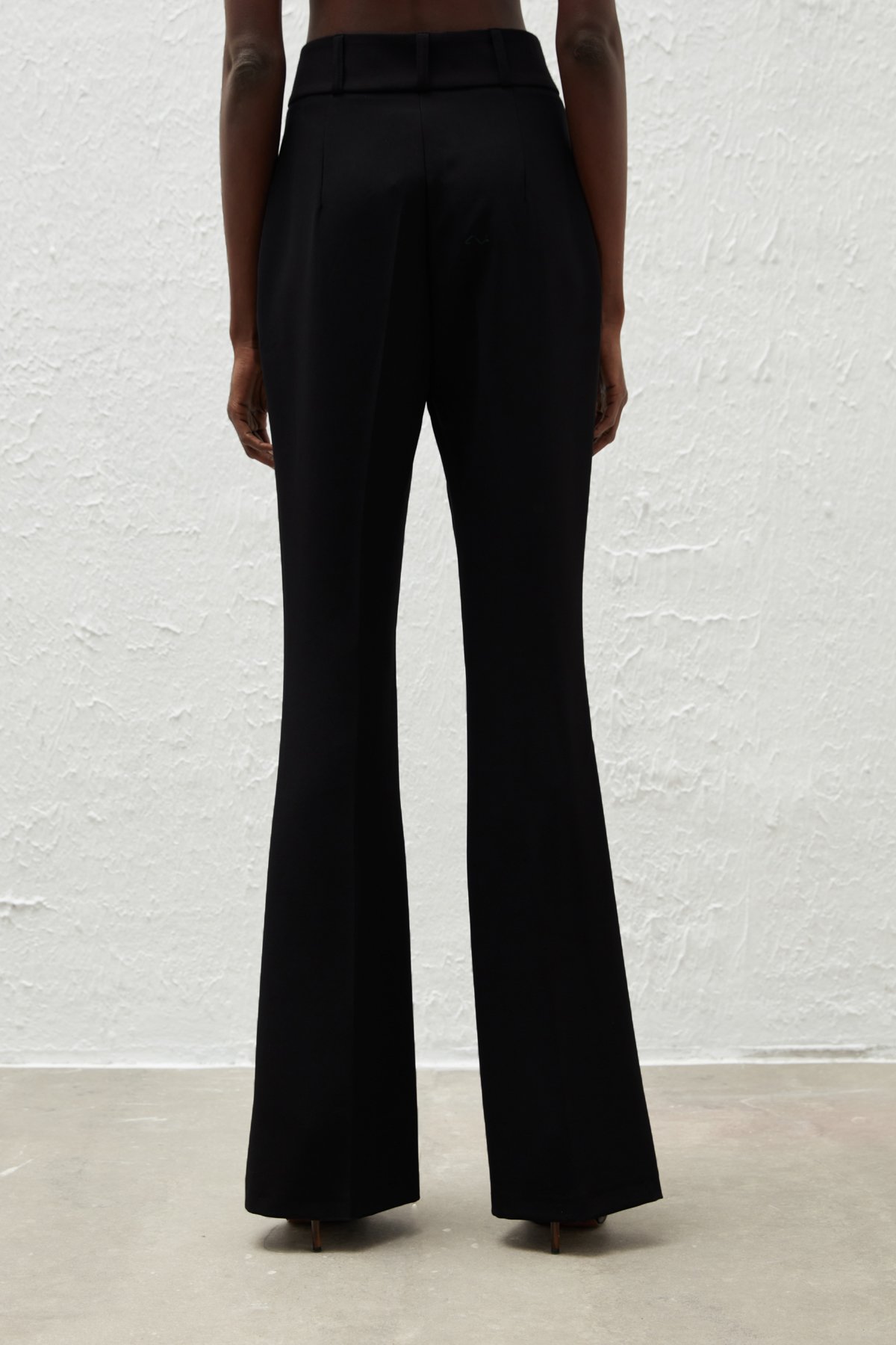 Yüksek Bel Pantolon - SİYAH