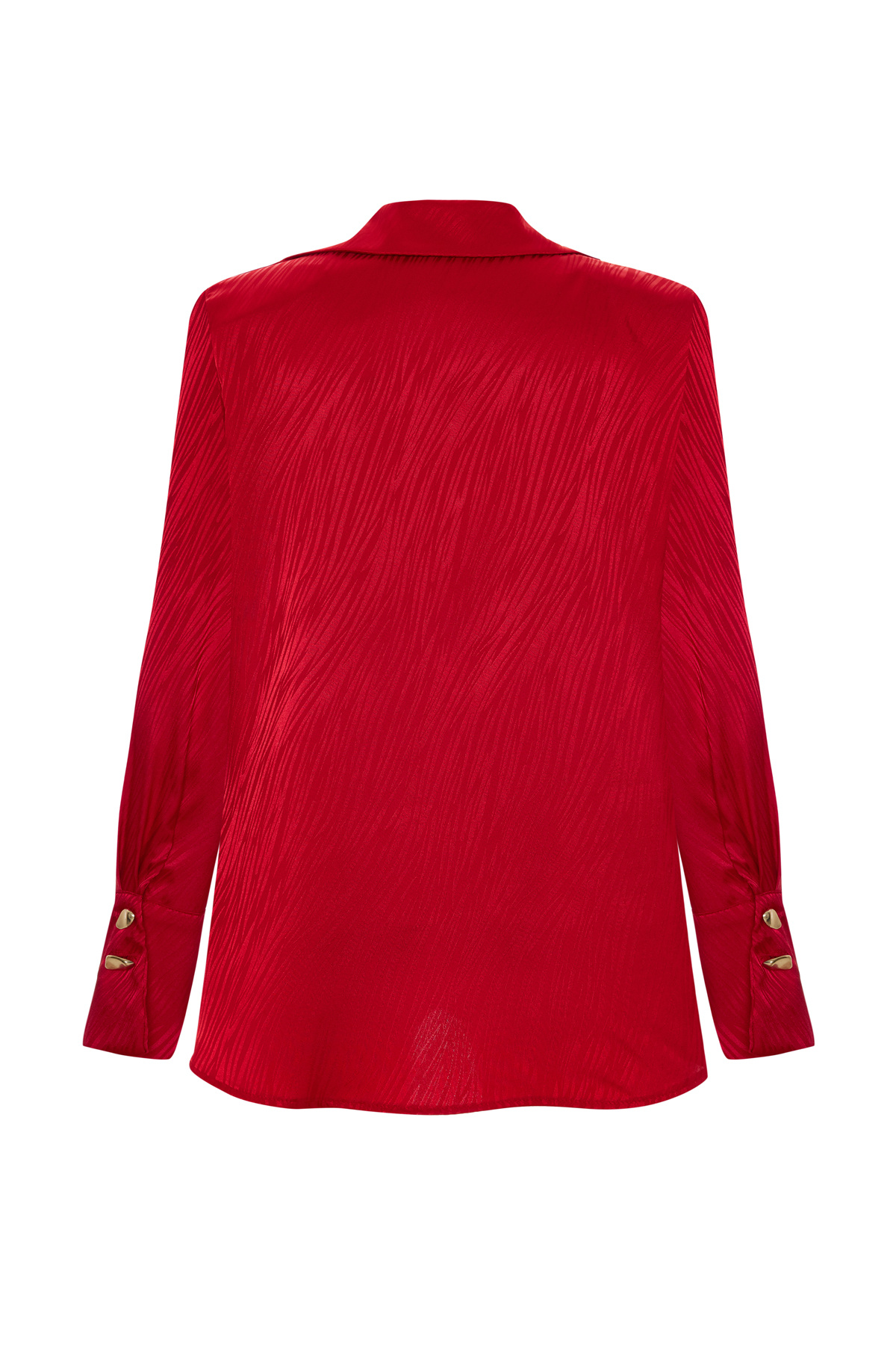 Zebra Desenli Gömlek - Kırmızı