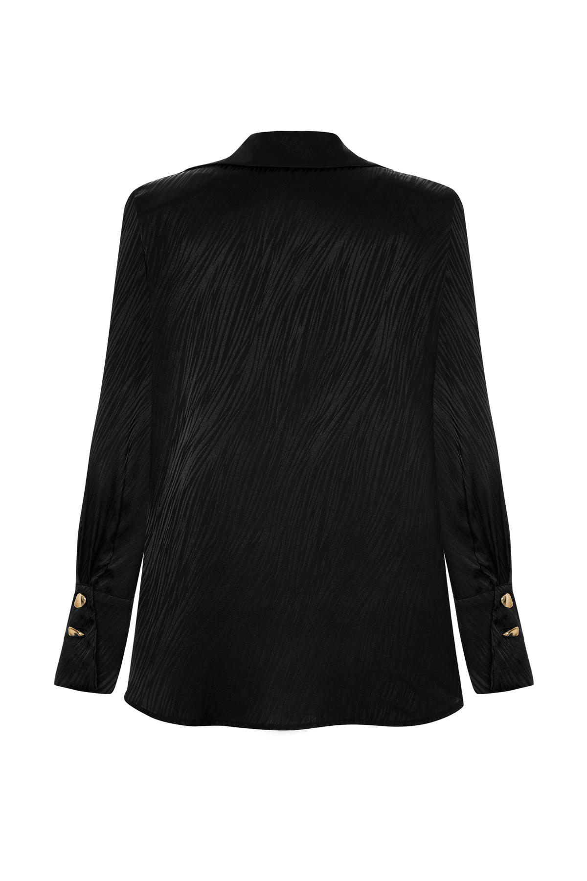 Zebra Desenli Gömlek - Siyah