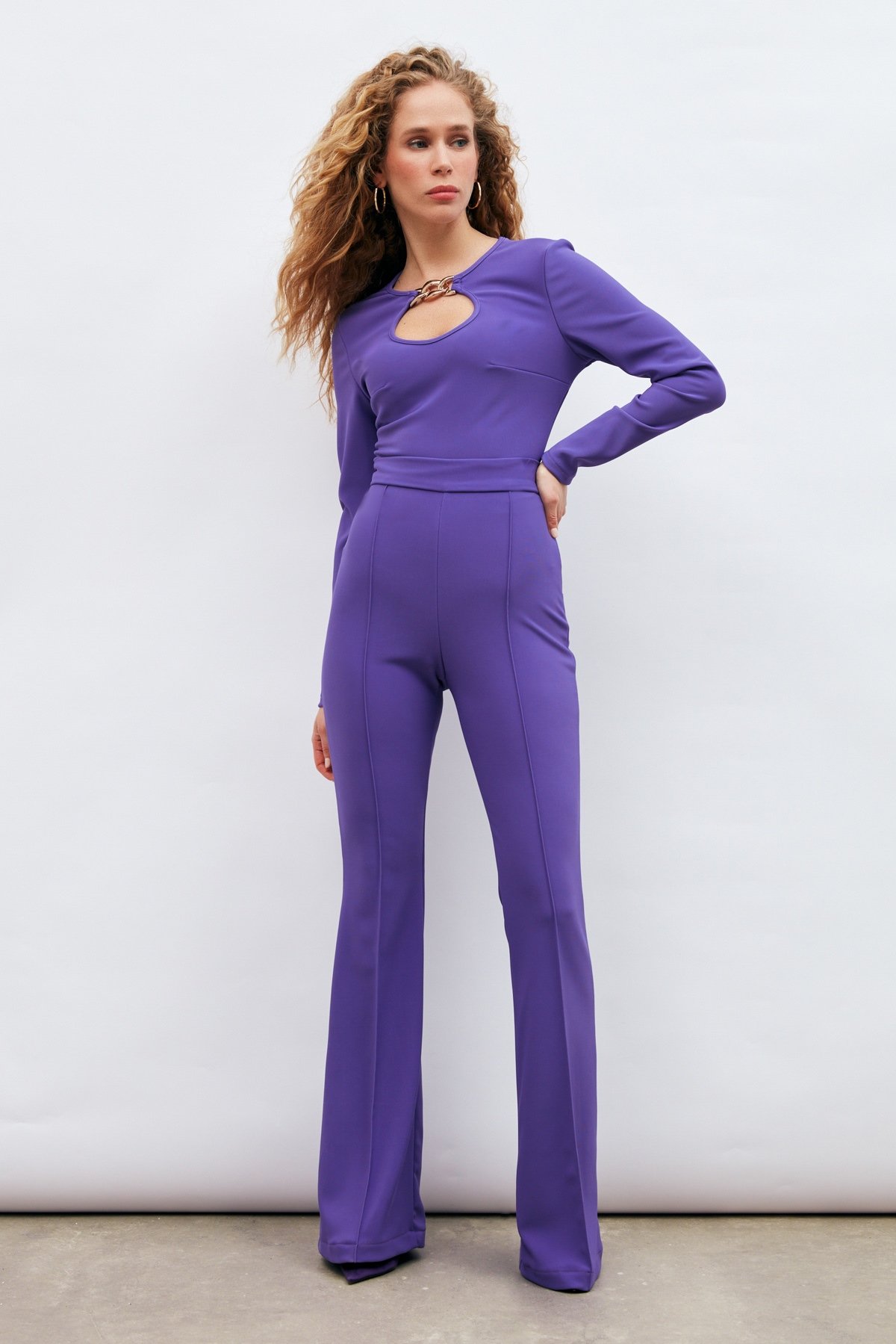 Zincir Detaylı Bluz - MOR