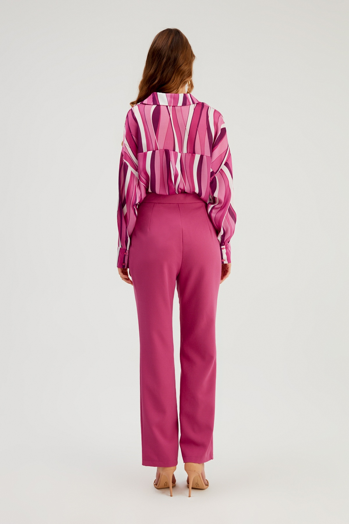 Chain Detailed Trousers - FuchsIa