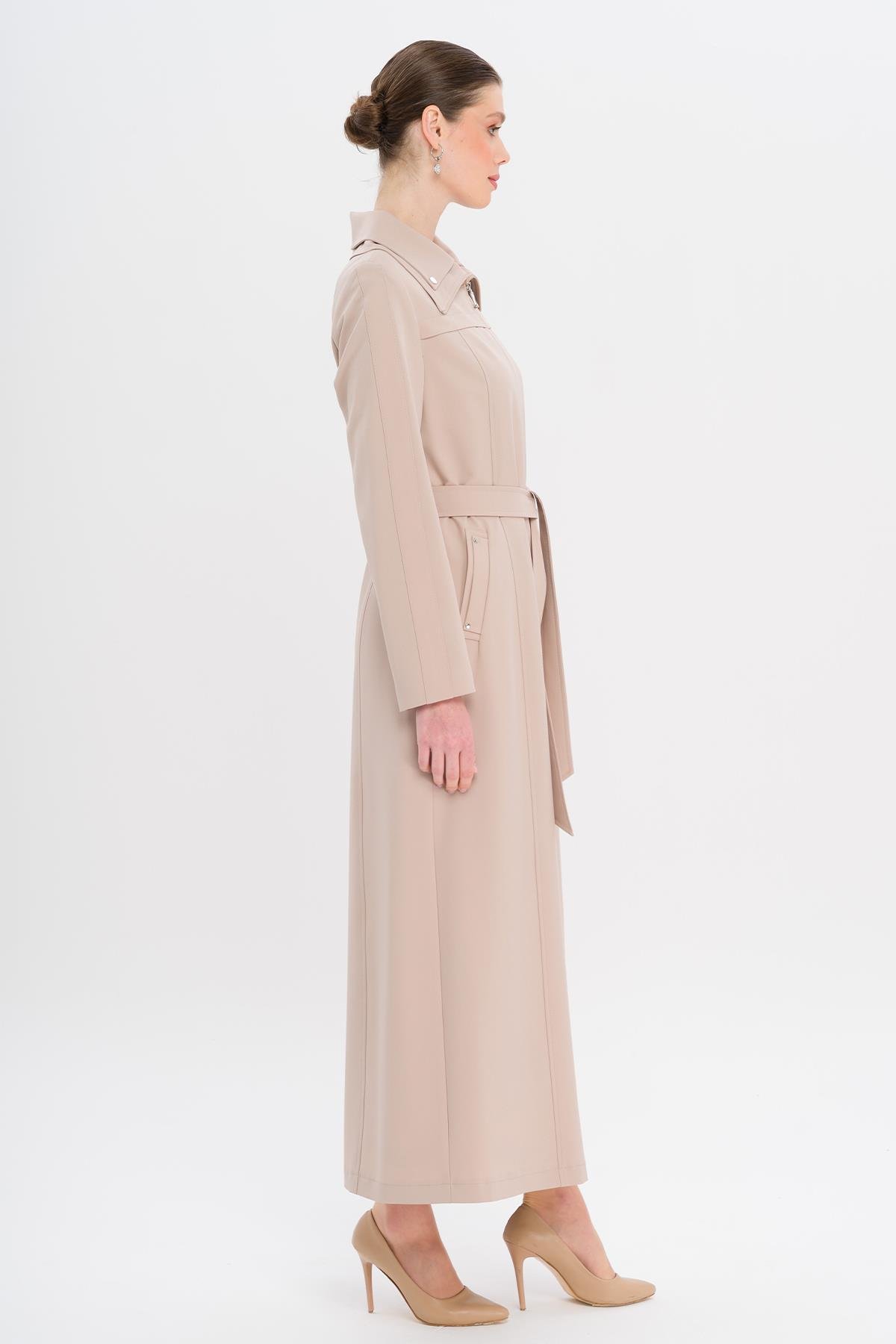 معطف علوي مبطن بسحاب معدني يفعل 6722