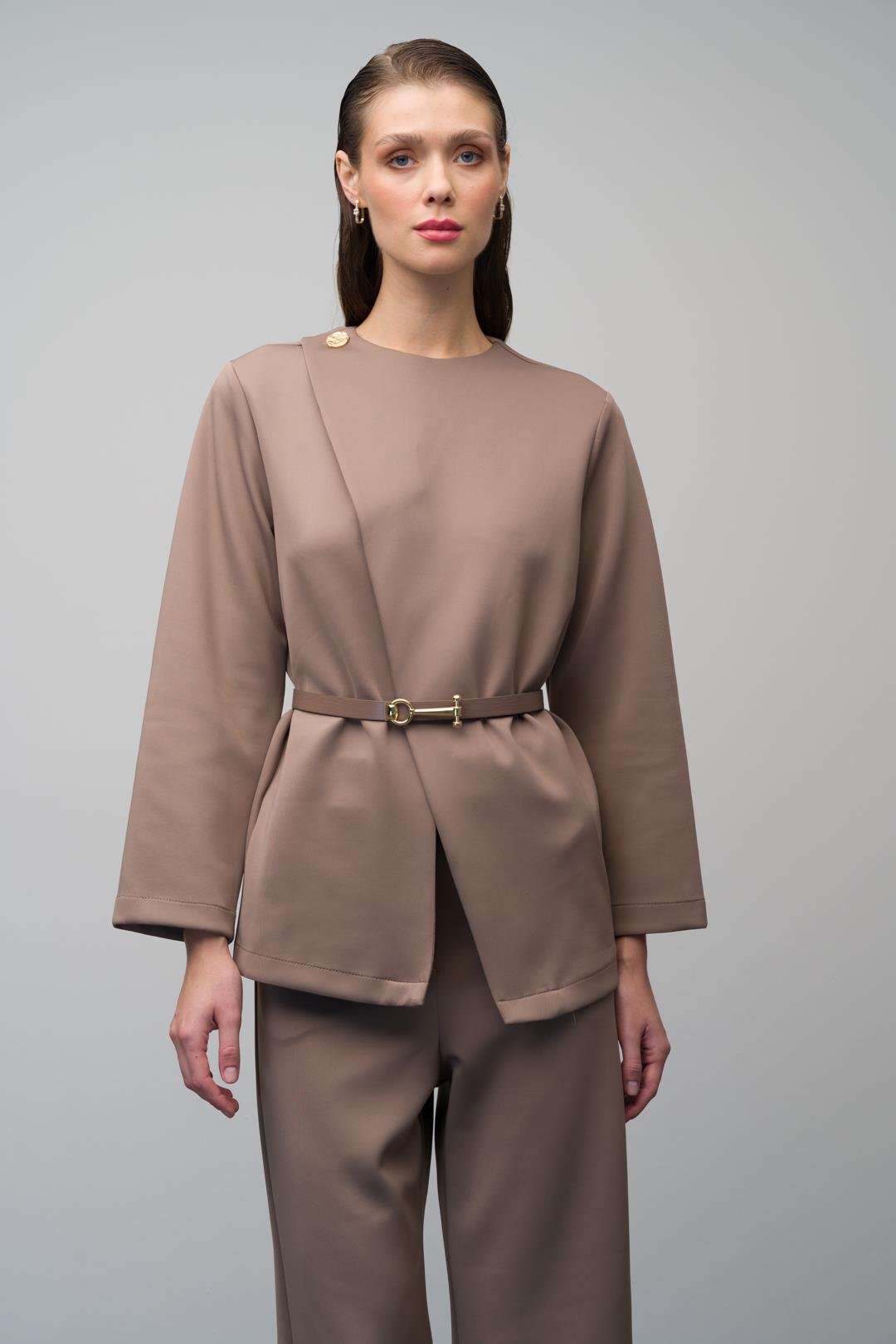 حزام إكسسوار سترة بنطلون بدلة غوص من قطعتين فيزون 9261-TK