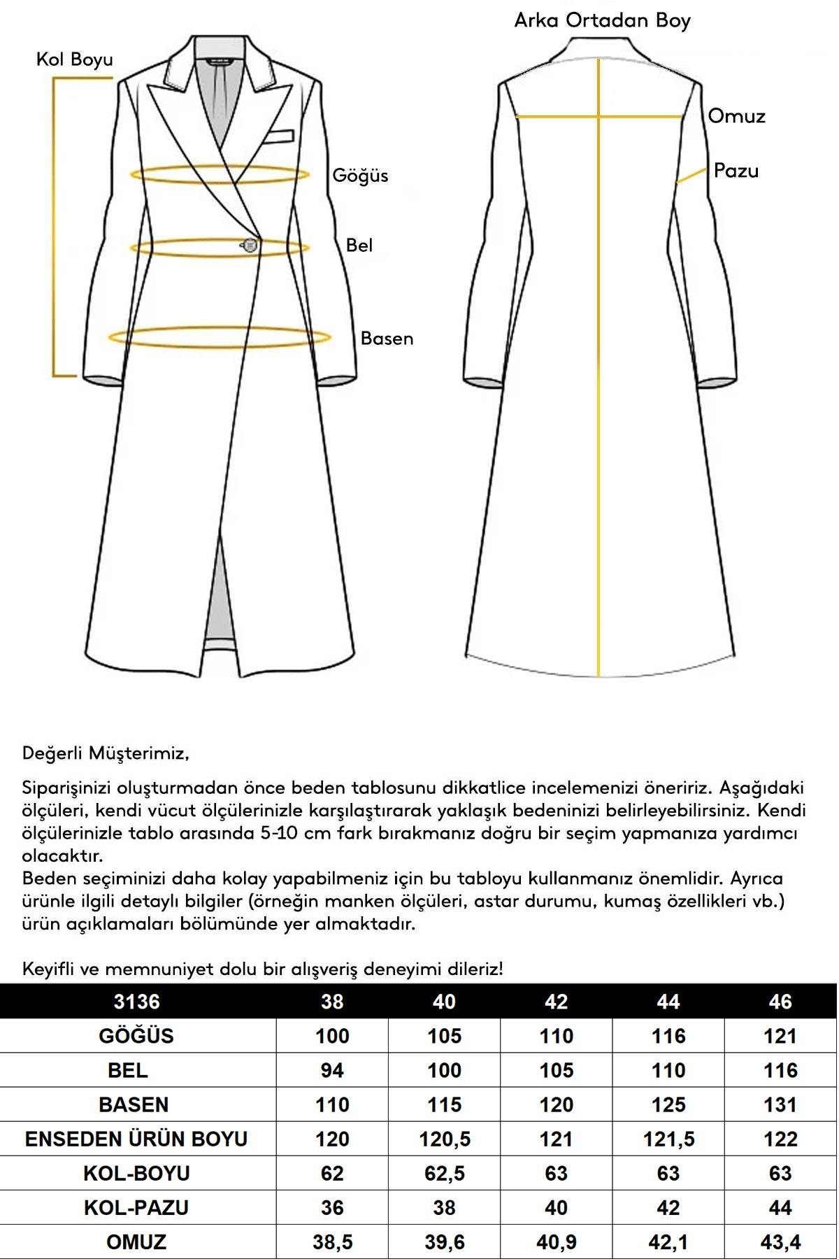 Balıksırtı Jakar Desenli Belden Bağlamalı Limited Edition Kaban KAHVE 3136
