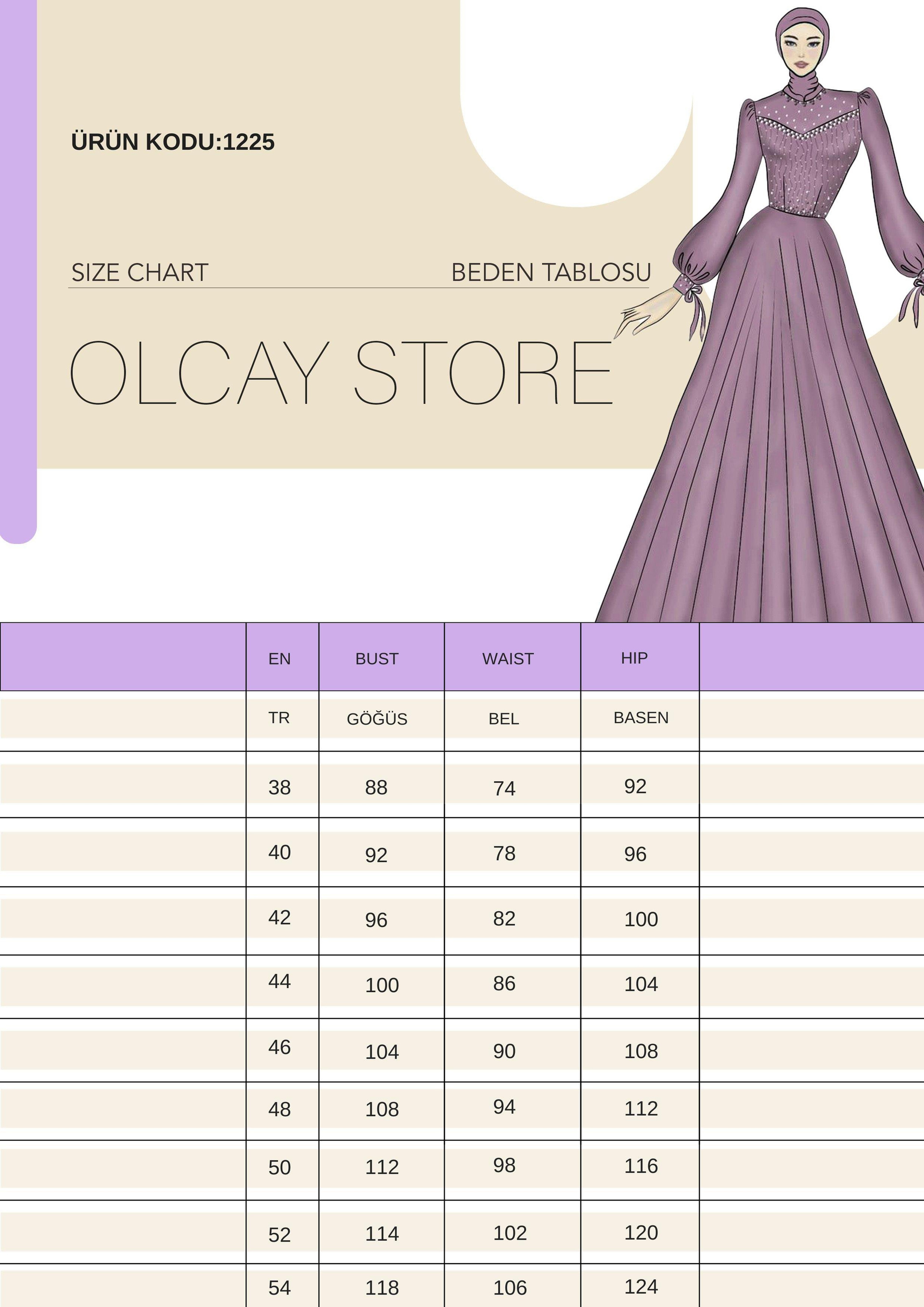 Yoryo Silk Hijab Evening Dress with Belted Waist and Gathered Detail K. INDIGO 1225