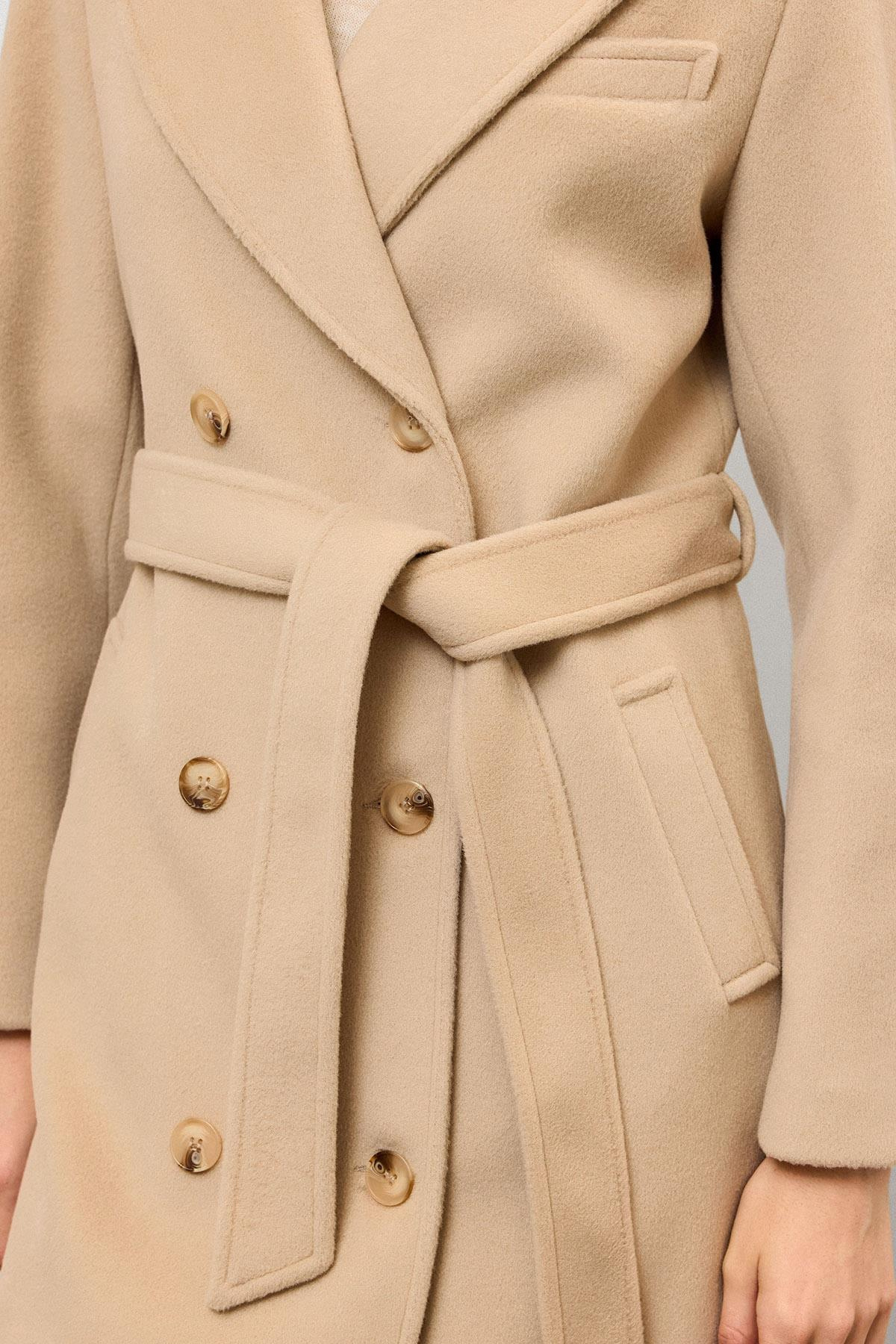 Ceket Yaka Kruvaze Ara Boy Kaban BEJ 3094