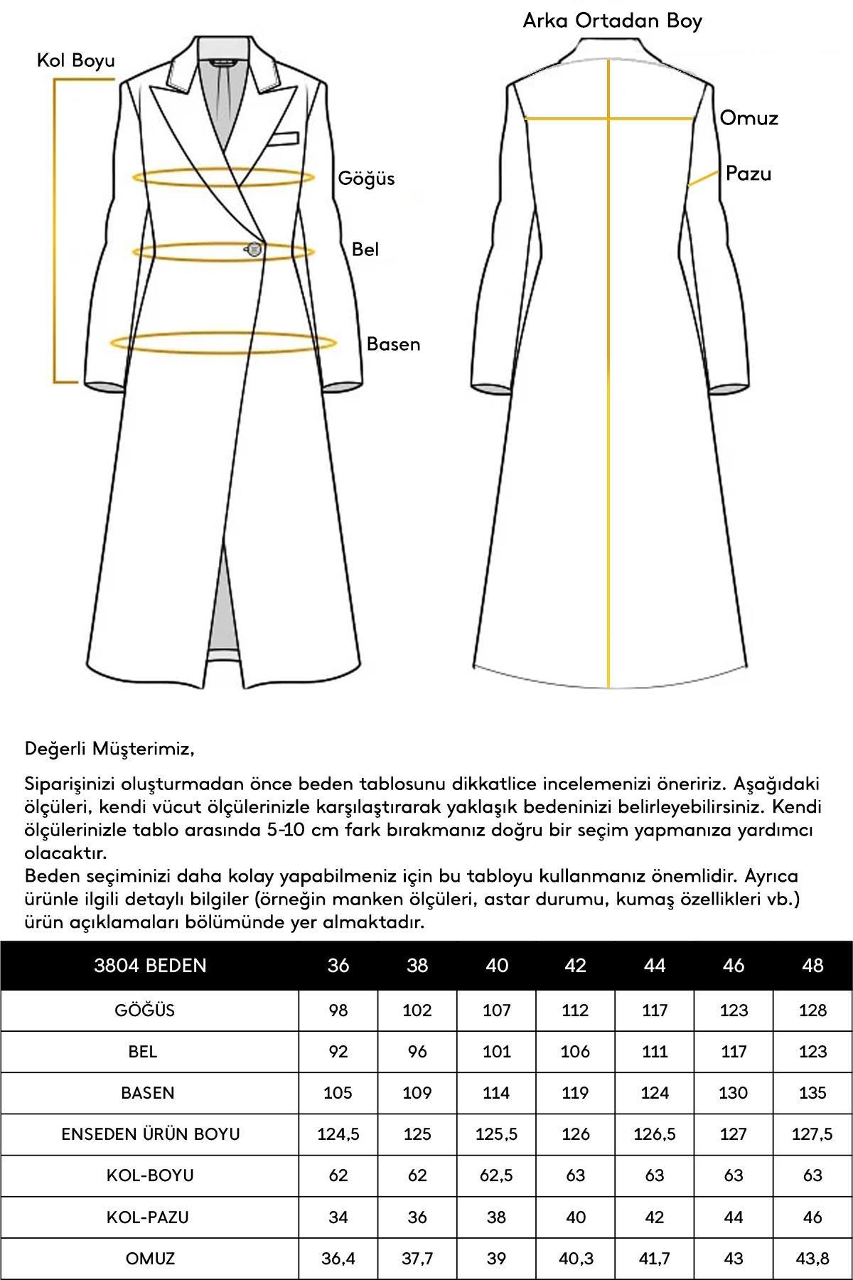 Detachable Fur-Lined Long Coat with Waist Tie CAMEL 3804