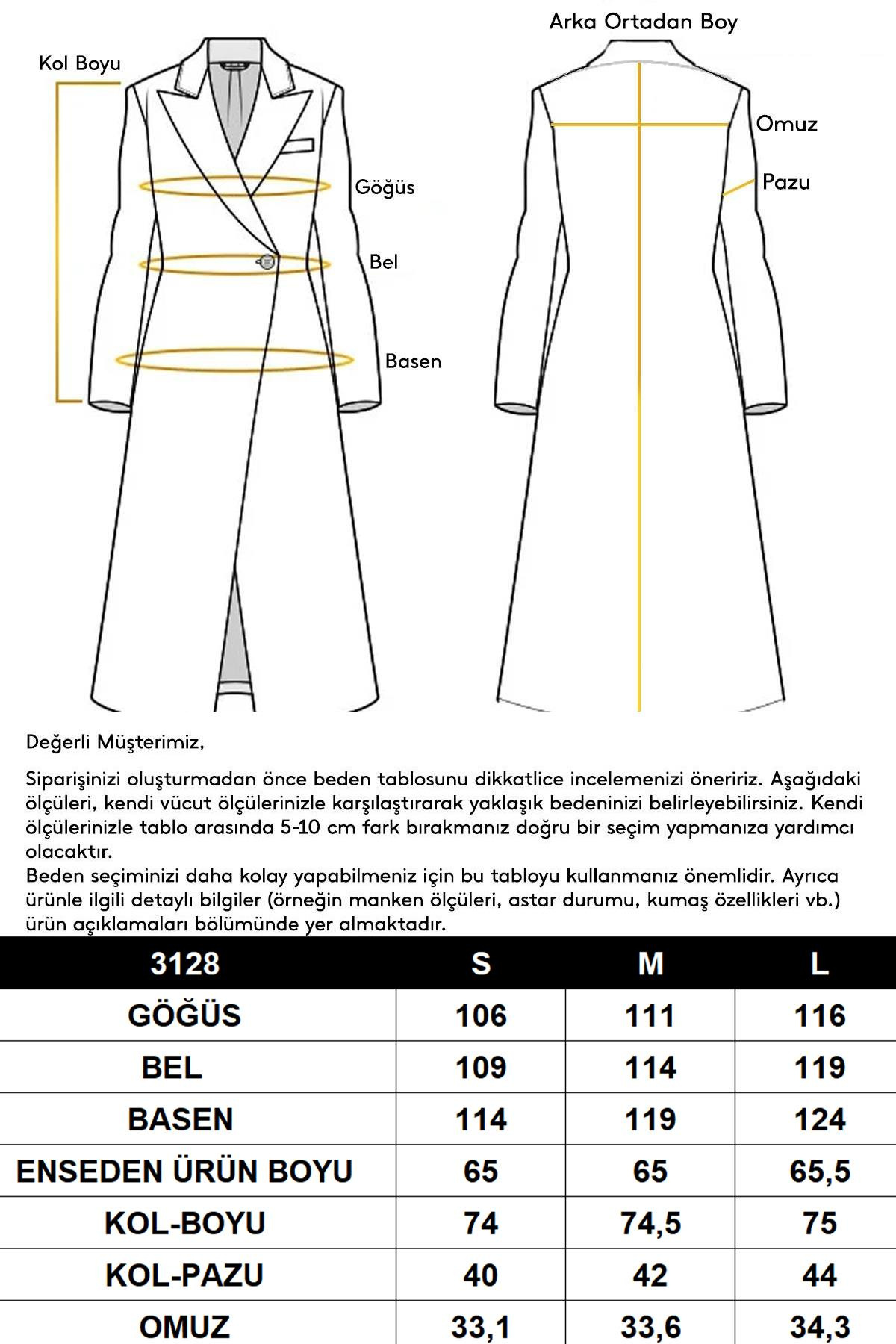 Çıkabilir Kapüşonlu Fermuar Detaylı Oversize Kaban BEJ 3128