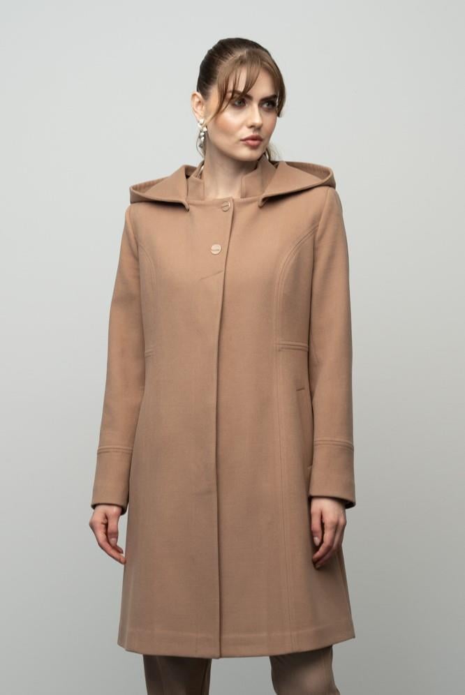 Çıkabilir Kapüşonlu Kup Detaylı Kaban KAMEL 3041