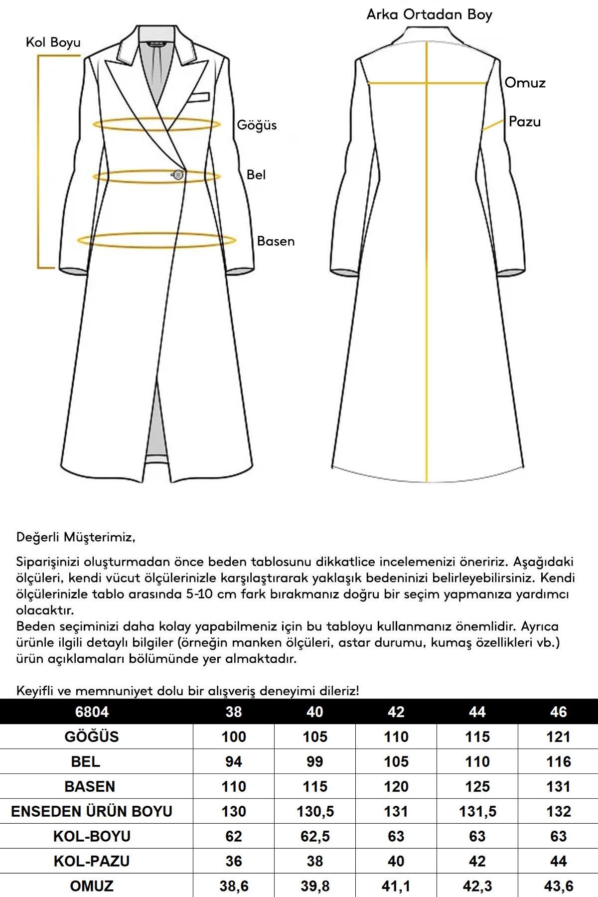 Devrik Yaka Fermuar Kapamalı Deri Garnili Süet Görünümlü Kap A.KAMEL 6804