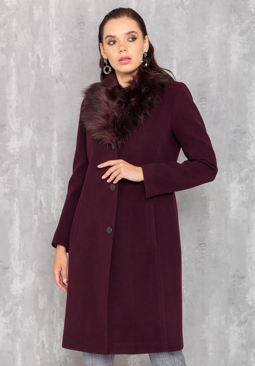 Men's Fur Coat with Removable Collar DAMSON 3620-Y