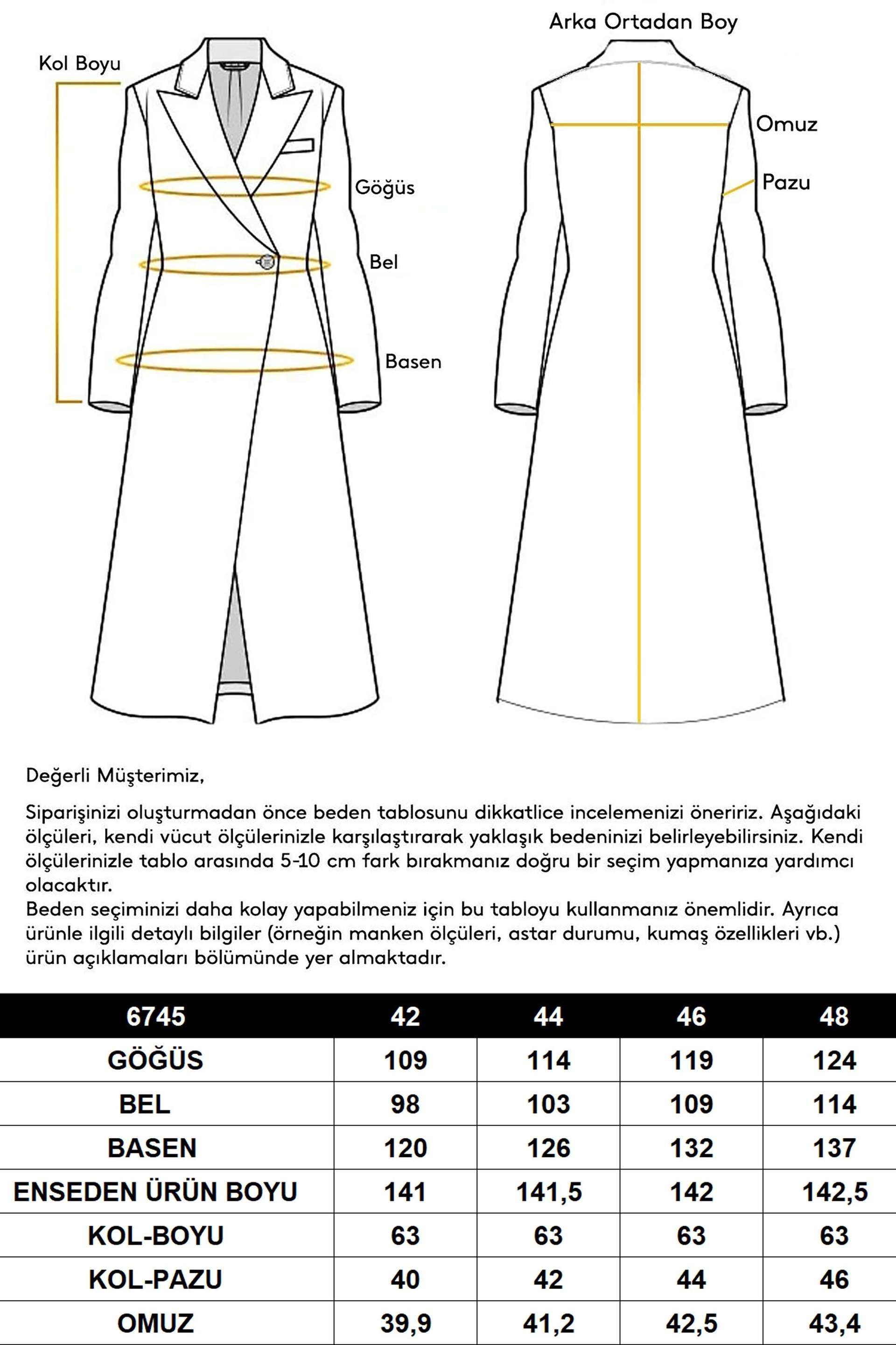 Gömlek Yaka Aksesuar Detaylı Astarsız Modal Büyük Beden Pardesü A.KAHVE 6745