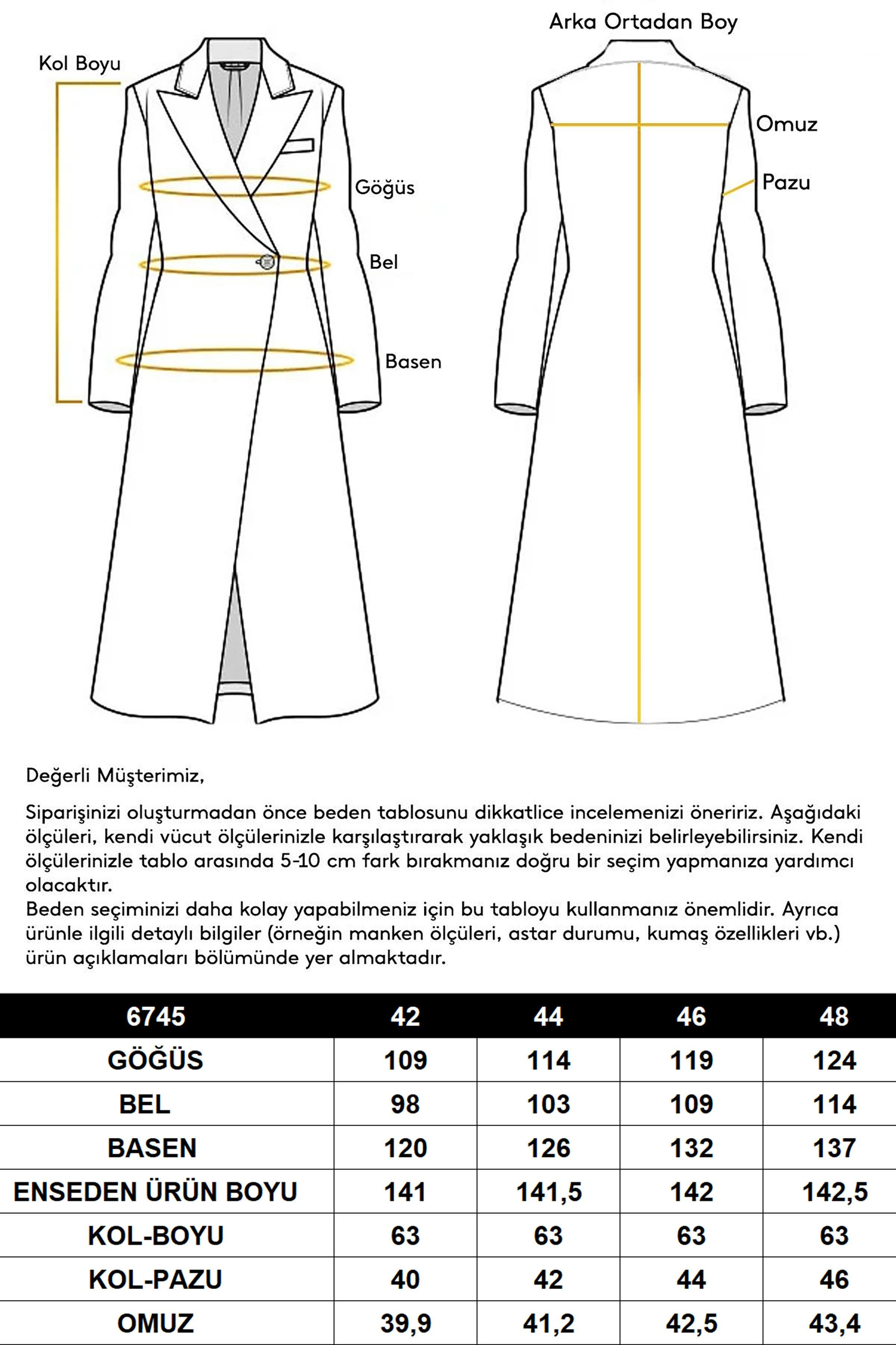 Gömlek Yaka Aksesuar Detaylı Astarsız Modal Büyük Beden Pardesü BEJ 6745