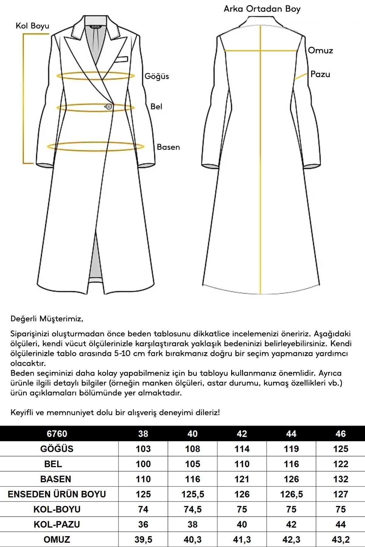 معطف ترنش من الجلد مع ياقة قميص وأكمام راجلان وجيب للحقيبة يمين 6760