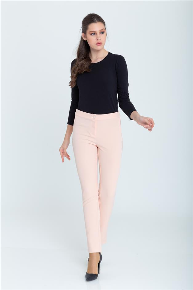 Grogren Detaylı Pantolon PUDRA 7539