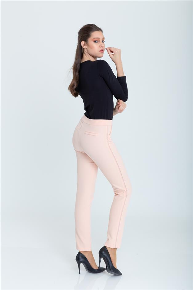 Grogren Detaylı Pantolon PUDRA 7539