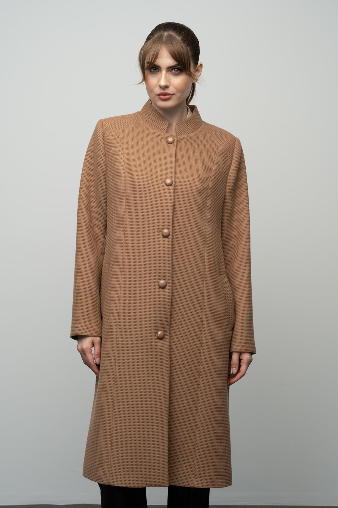 Hakim Yaka Gofret Desenli Kaban TABA 3024