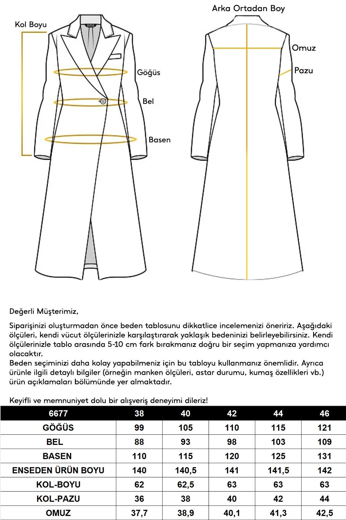 Kapüşonlu Garni Detaylı Süet Görünümlü Pardesü K. KAMEL 6677