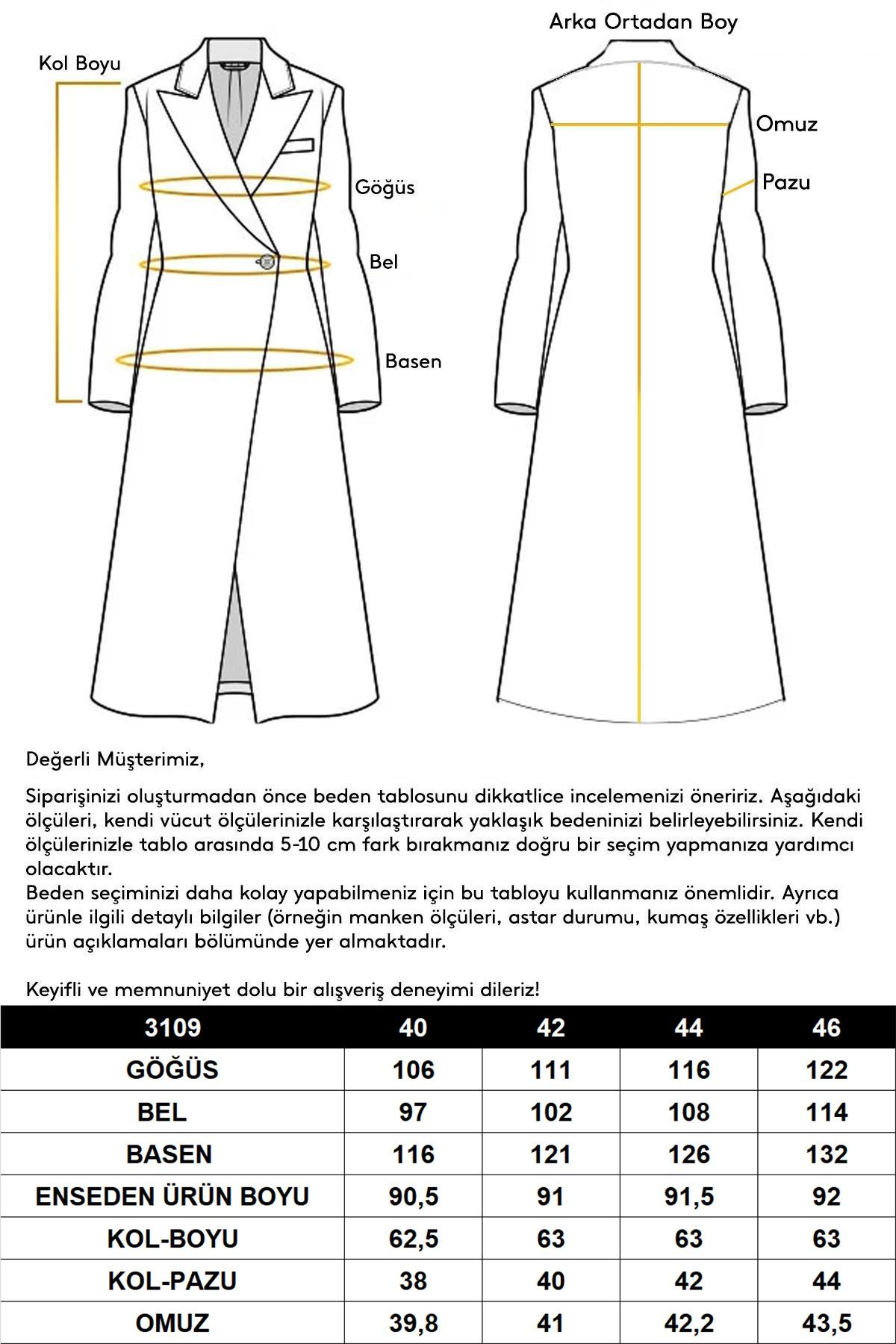 Kapüşonlu Pelerin Detaylı Kaban KAMEL 3109