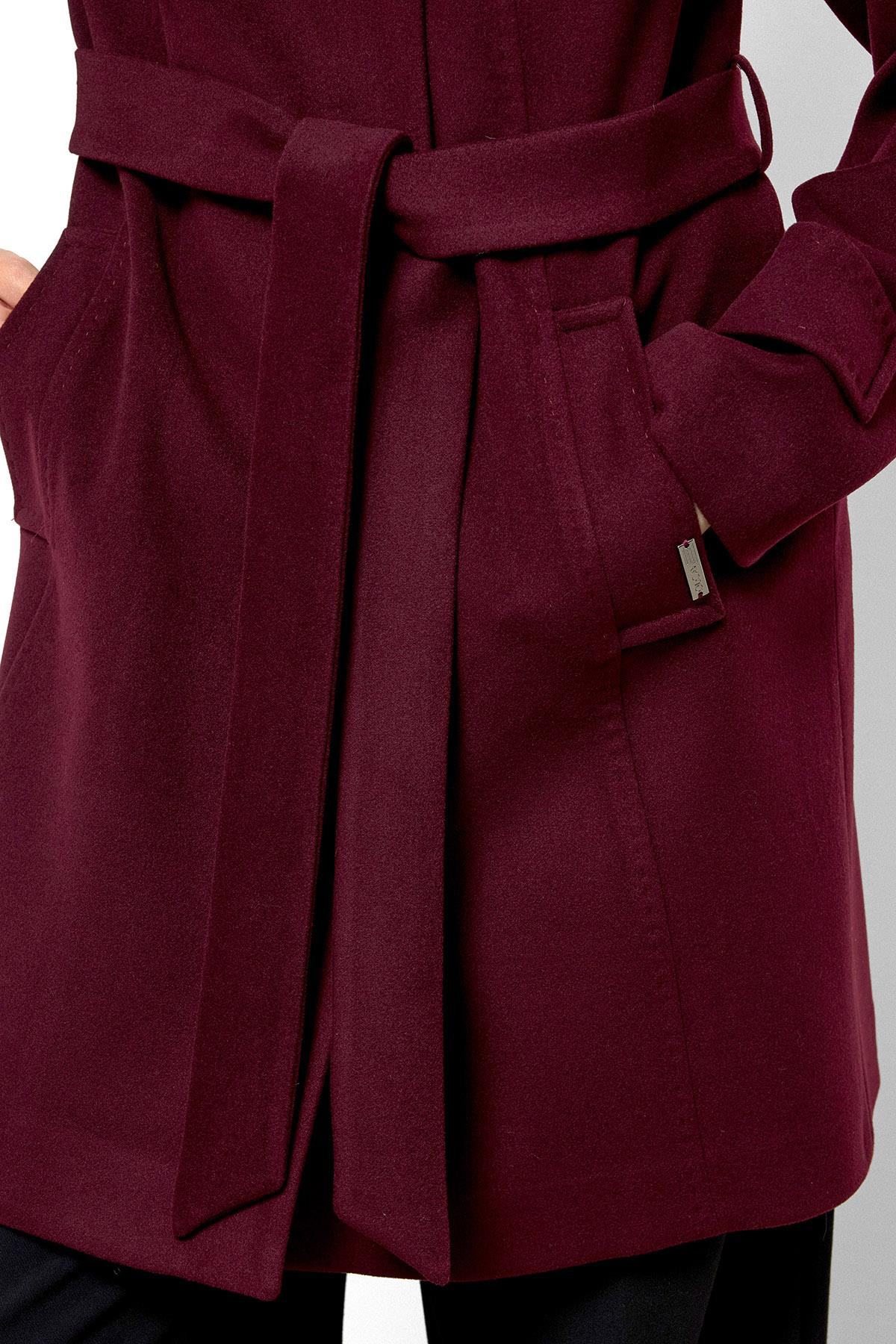 Kapüşonlu Punto Dikiş Detaylı Kaban A.MÜRDÜM 3102