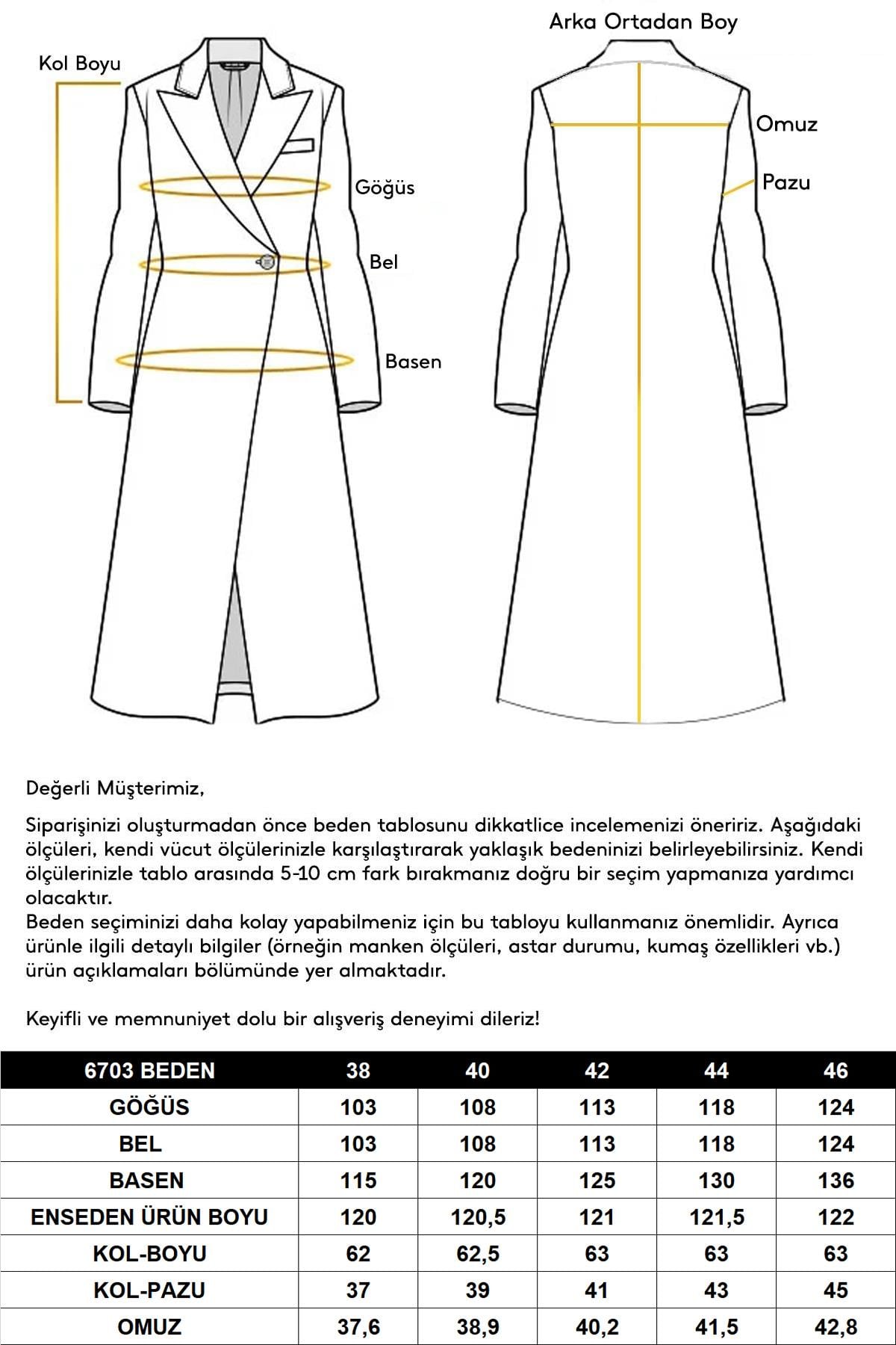Özel Dikiş Detaylı Kruvaze Su İtici Özellikli Trençkot A.HAKİ 6703
