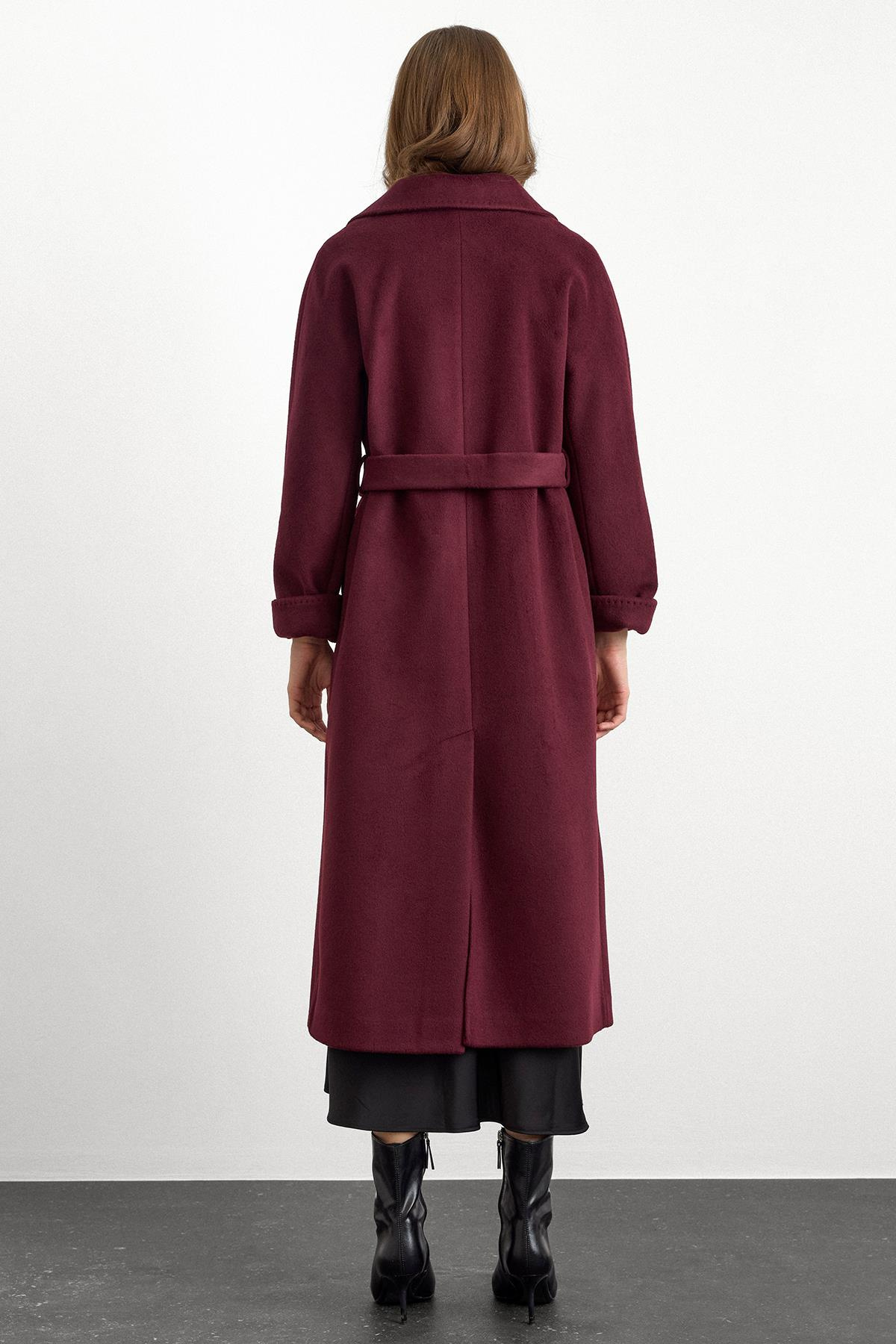 Punto Dikiş Detaylı Oversize Premium Kaban MÜRDÜM 3108