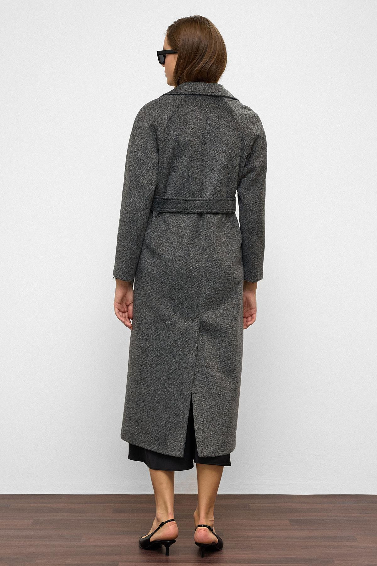 Reglan Kol Belden Bağlamalı Moher Kaban ANTRASİT 3156