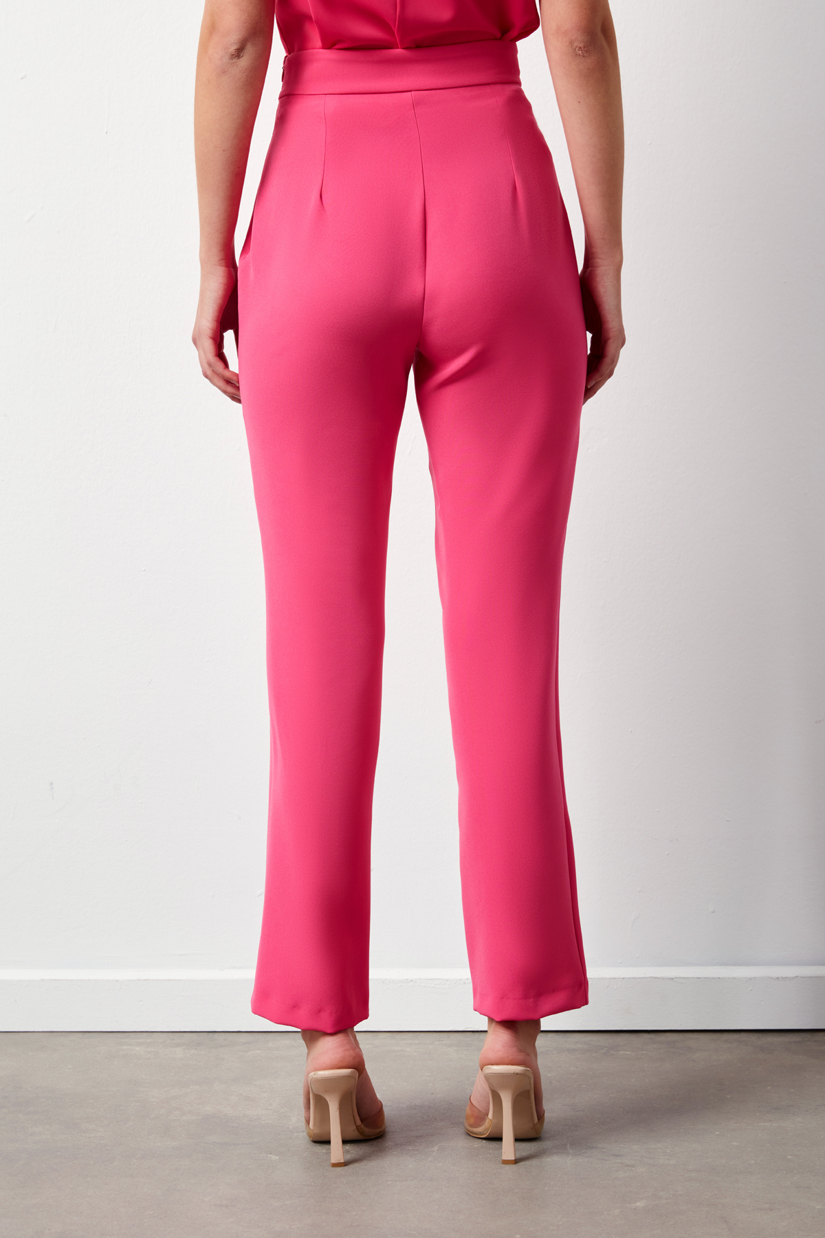 Aksesuar Detaylı Pantolon - PEMBE