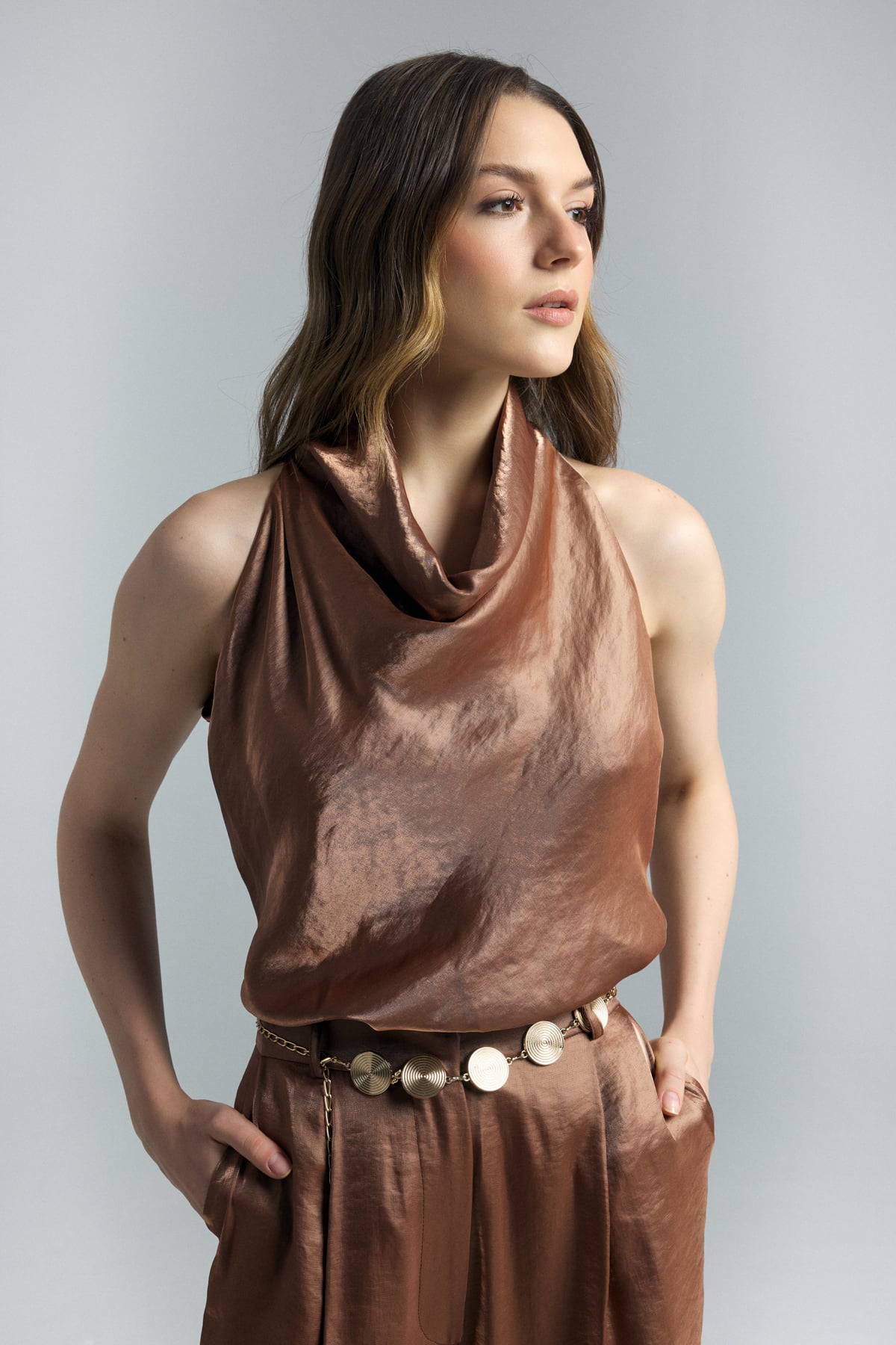 Aura Bluz - Kahve