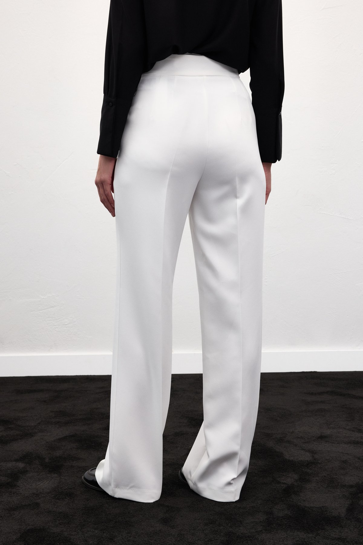 Cepli Klasik Pantolon - Ekru