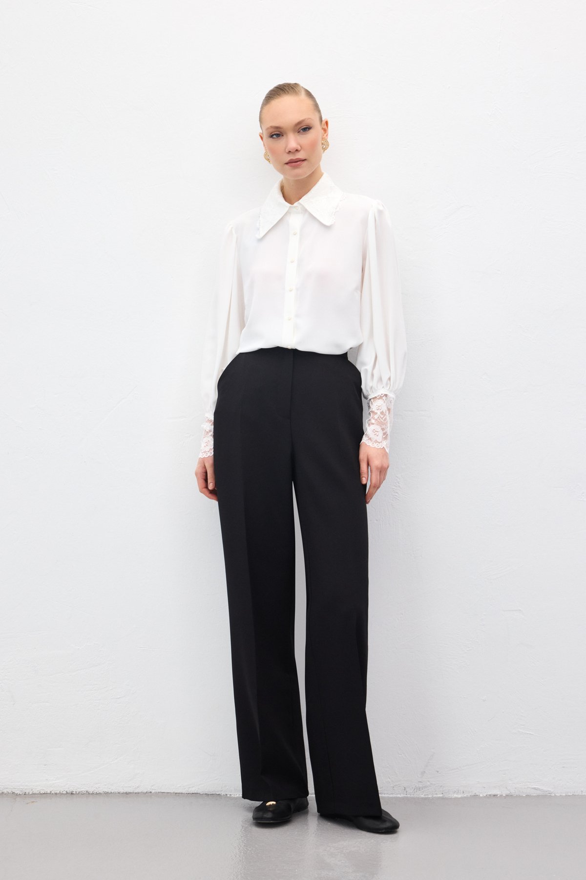 Cepli Klasik Pantolon - Siyah